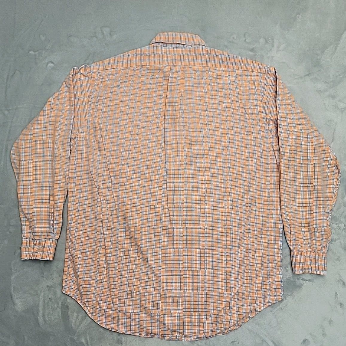 Polo Ralph Lauren Polo Ralph Lauren Shirt Men L Orange Plaid Blake 100% Cotton Long Sleeve Button-Up Shirt Size US L / EU 52-54 / 3 - 5 Thumbnail