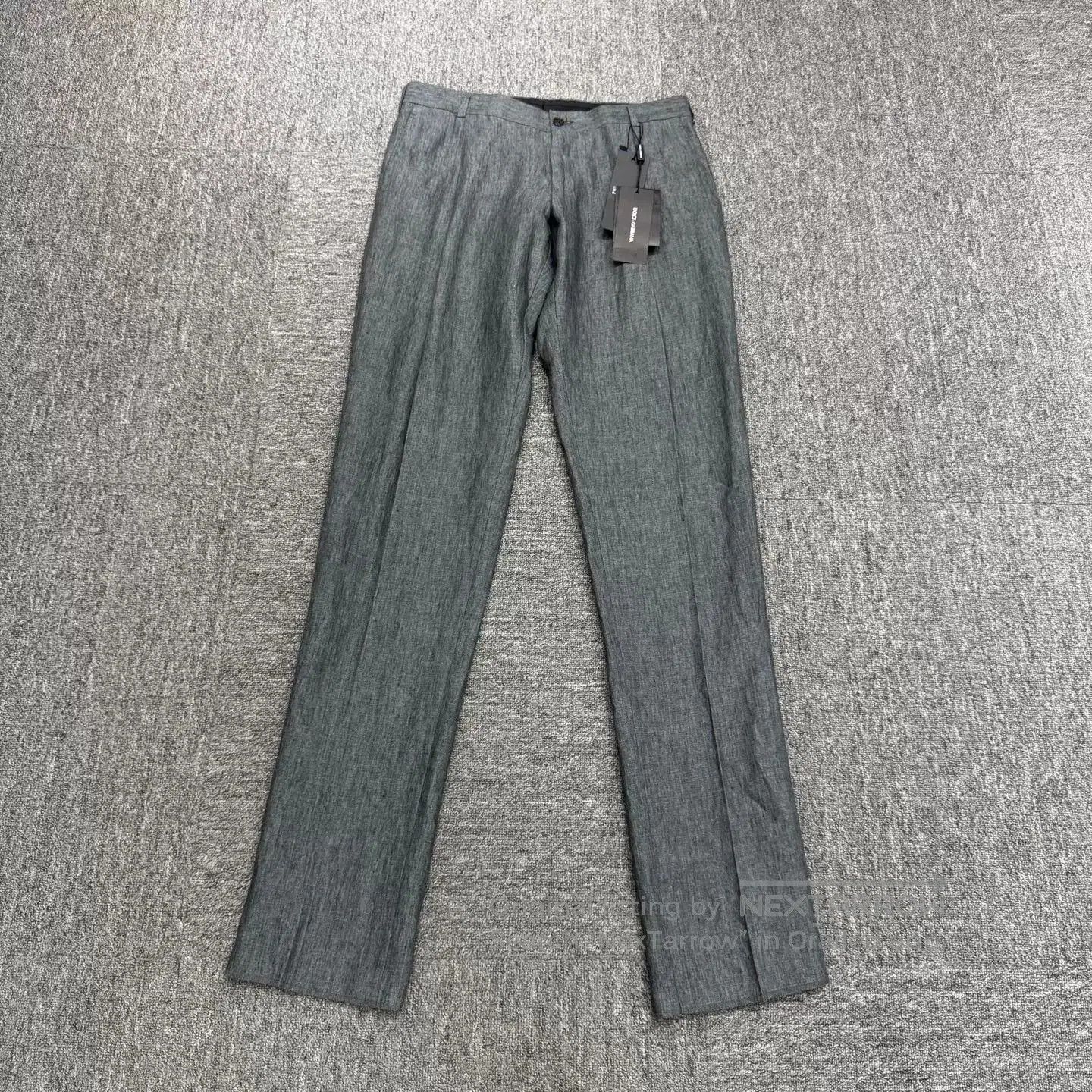 Dolce & Gabbana DG Linen Casual Pants. Size US 28 / EU 44 - 1 Thumbnail