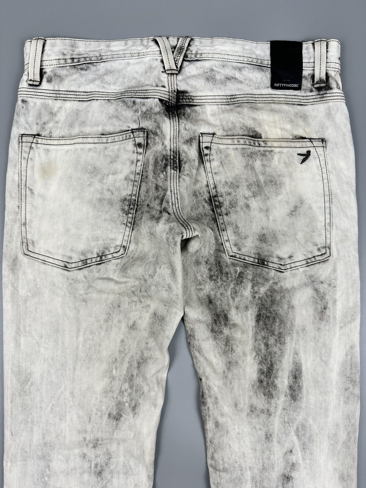 Diesel Vintage Diesel 55 Fifty Five DSL Smokey Washed Denim Size US 32 / EU 48 - 6 Thumbnail