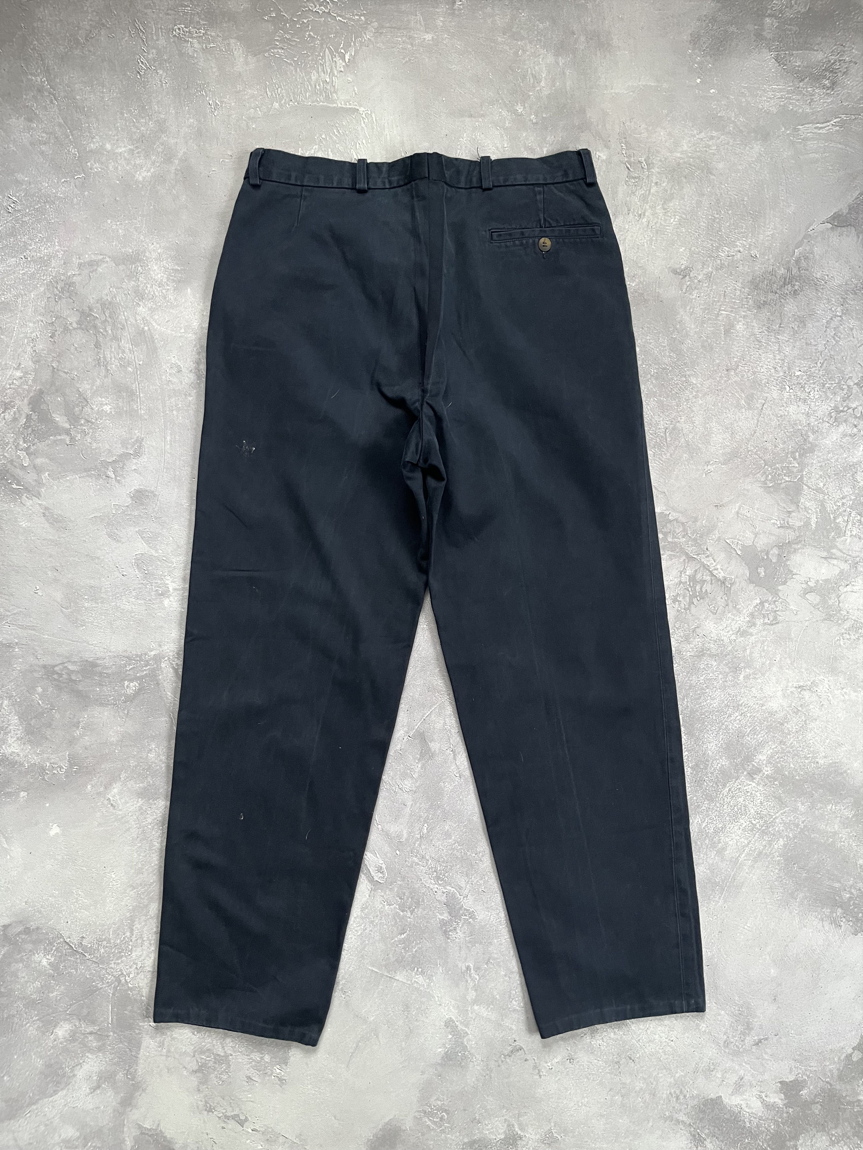 Adidas Vintage Adidas Ventex Pleated Chino Pants Metal Logo Size US 33 - 2 Thumbnail