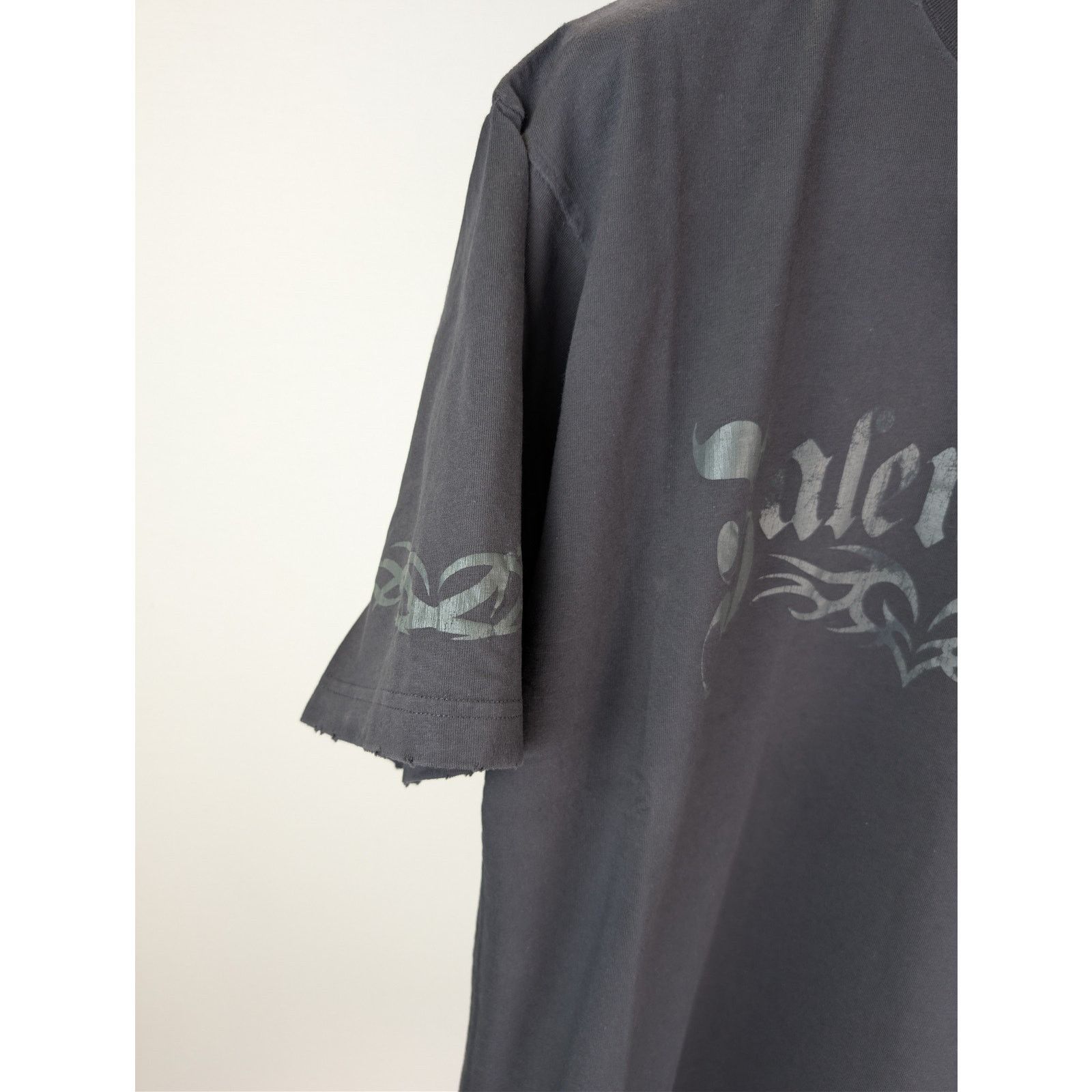 Balenciaga o1rshd1 Medium Fit T-Shirt in Washed Black / Anthracite Size US M / EU 48-50 / 2 - 6 Thumbnail