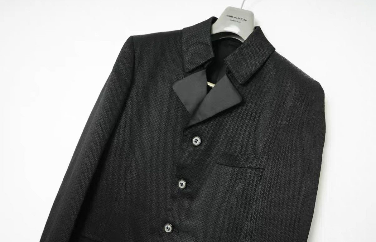 Comme des Garcons Comme des Garçons Jacquard Panel Collar Jacket Size US S / EU 44-46 / 1 - 3 Thumbnail