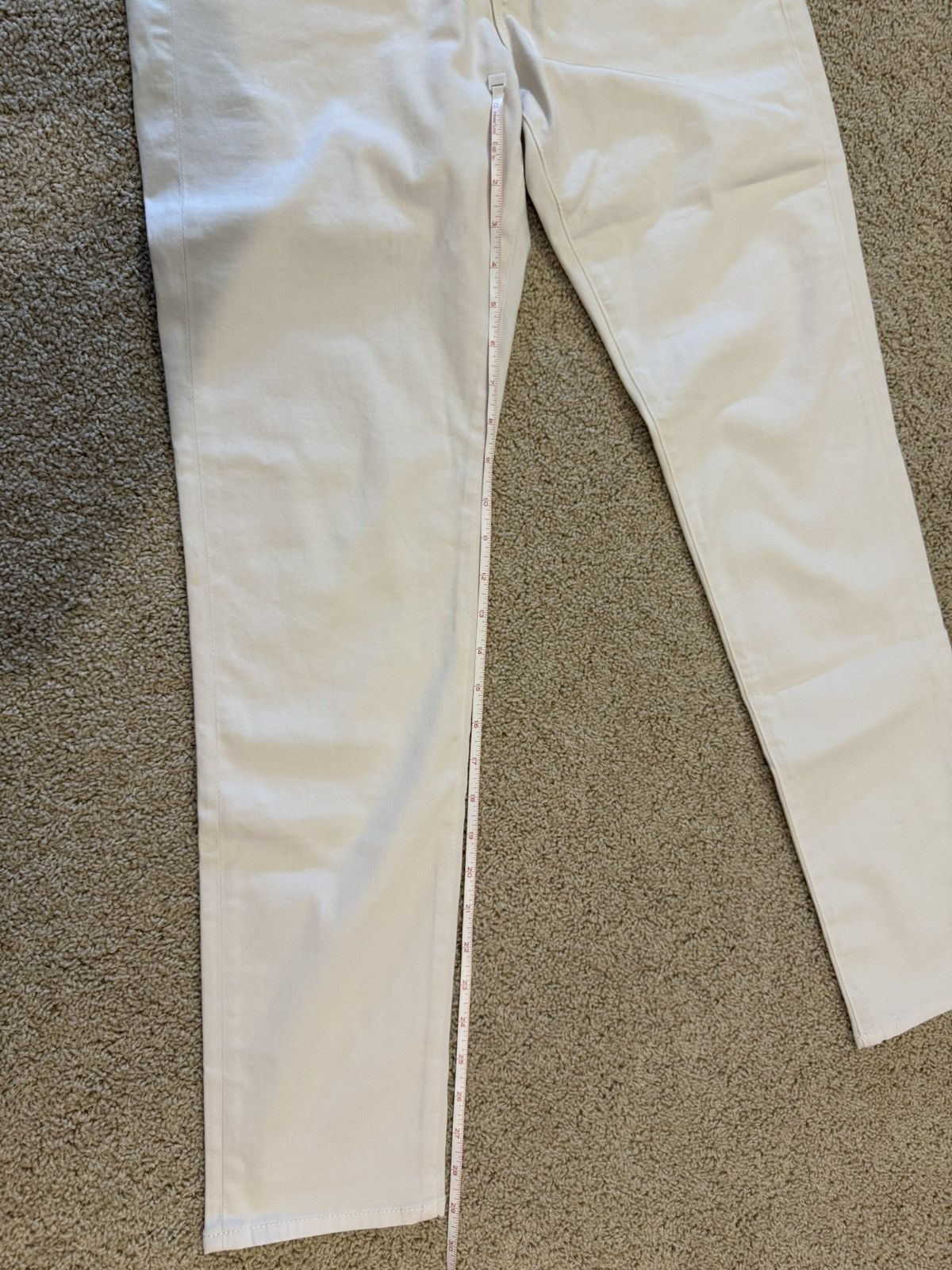 AG Adriano Goldschmied White stretch slim denim Size US 31 - 5 Thumbnail
