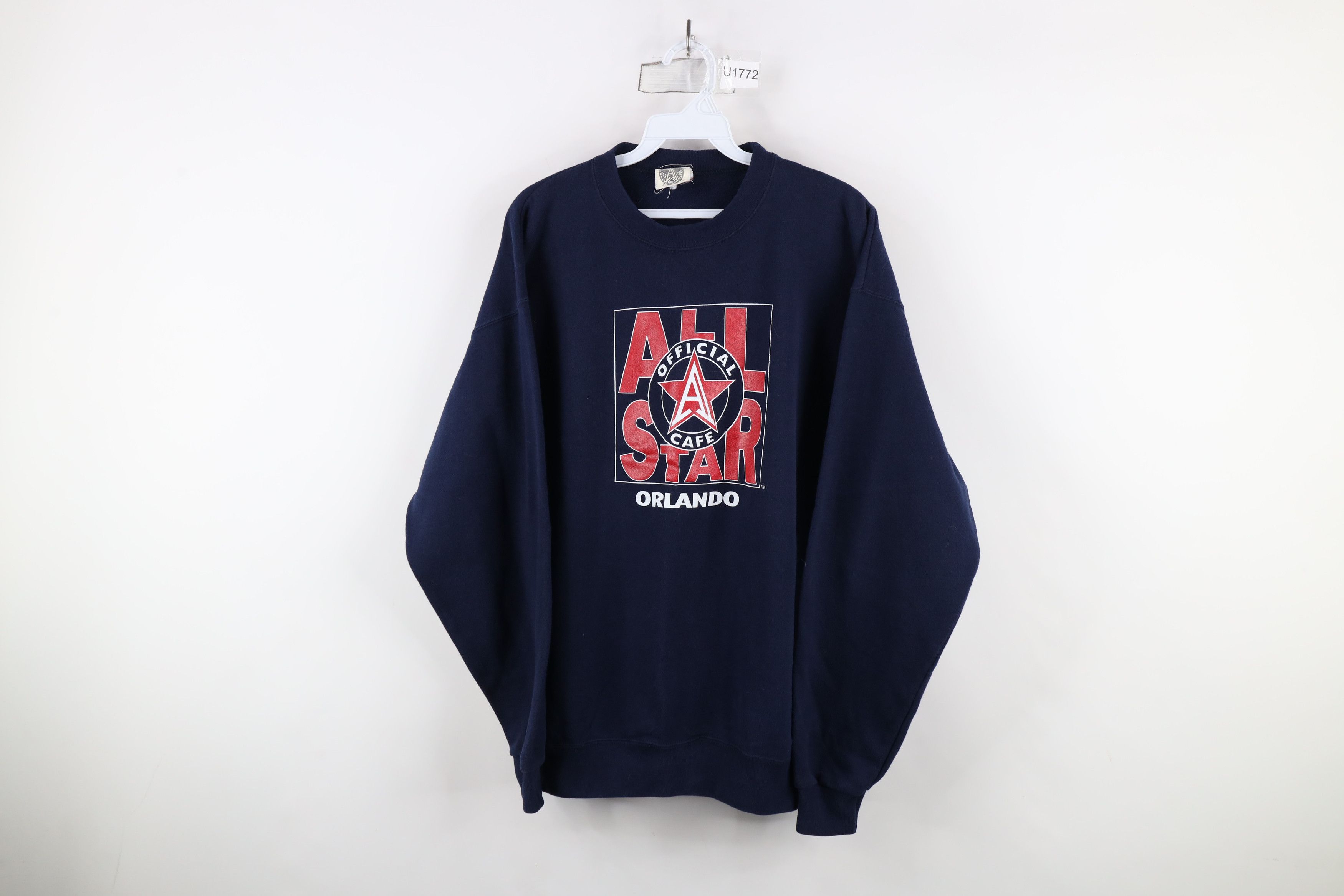 Vintage Vintage 90s Out Orlando All Star Cafe Sweatshirt USA Size US L / EU 52-54 / 3 - 1 Thumbnail