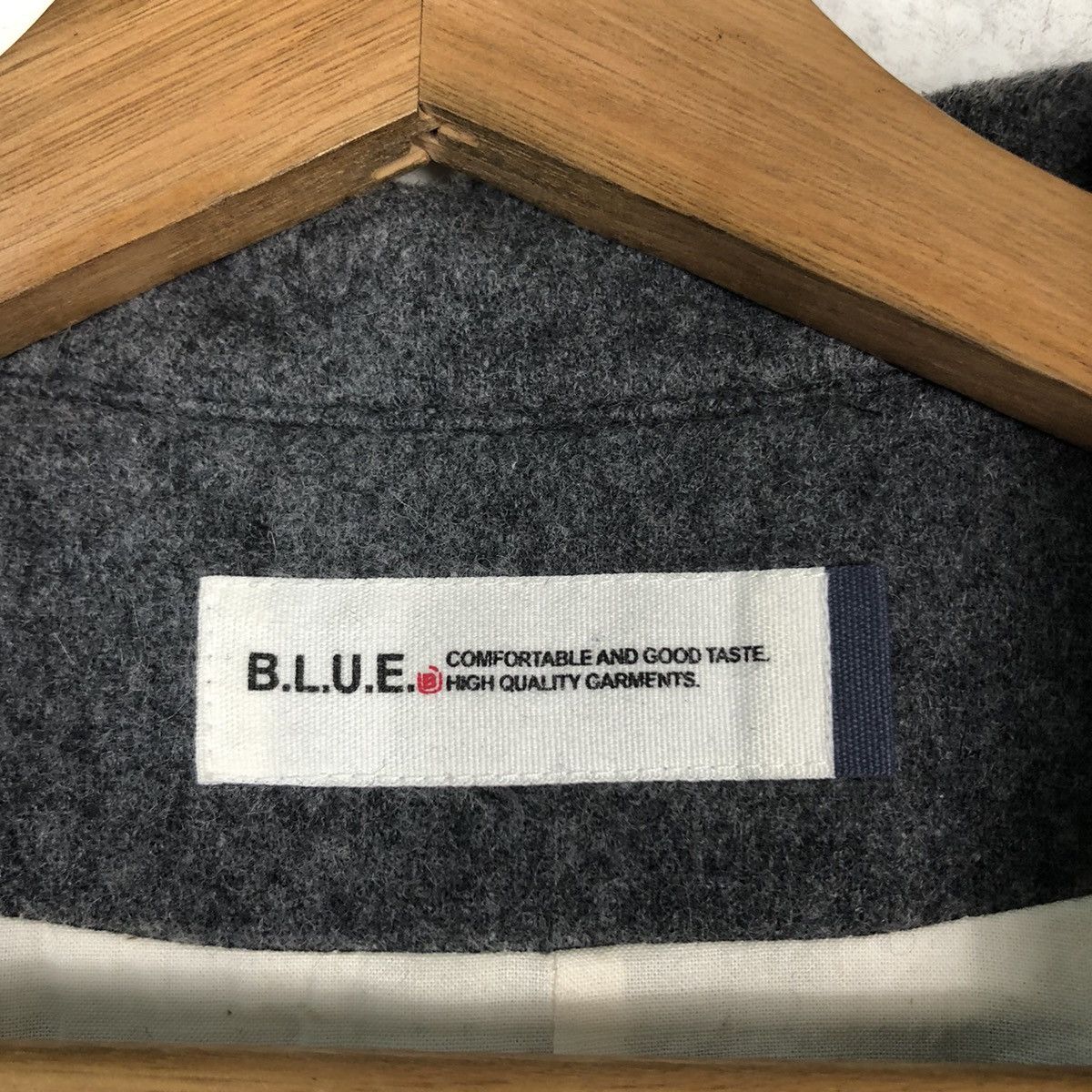 45rpm 🔥Cropped Wool Biker Jacket Double Breast Blue Blue Japan Size US M / EU 48-50 / 2 - 16 Thumbnail