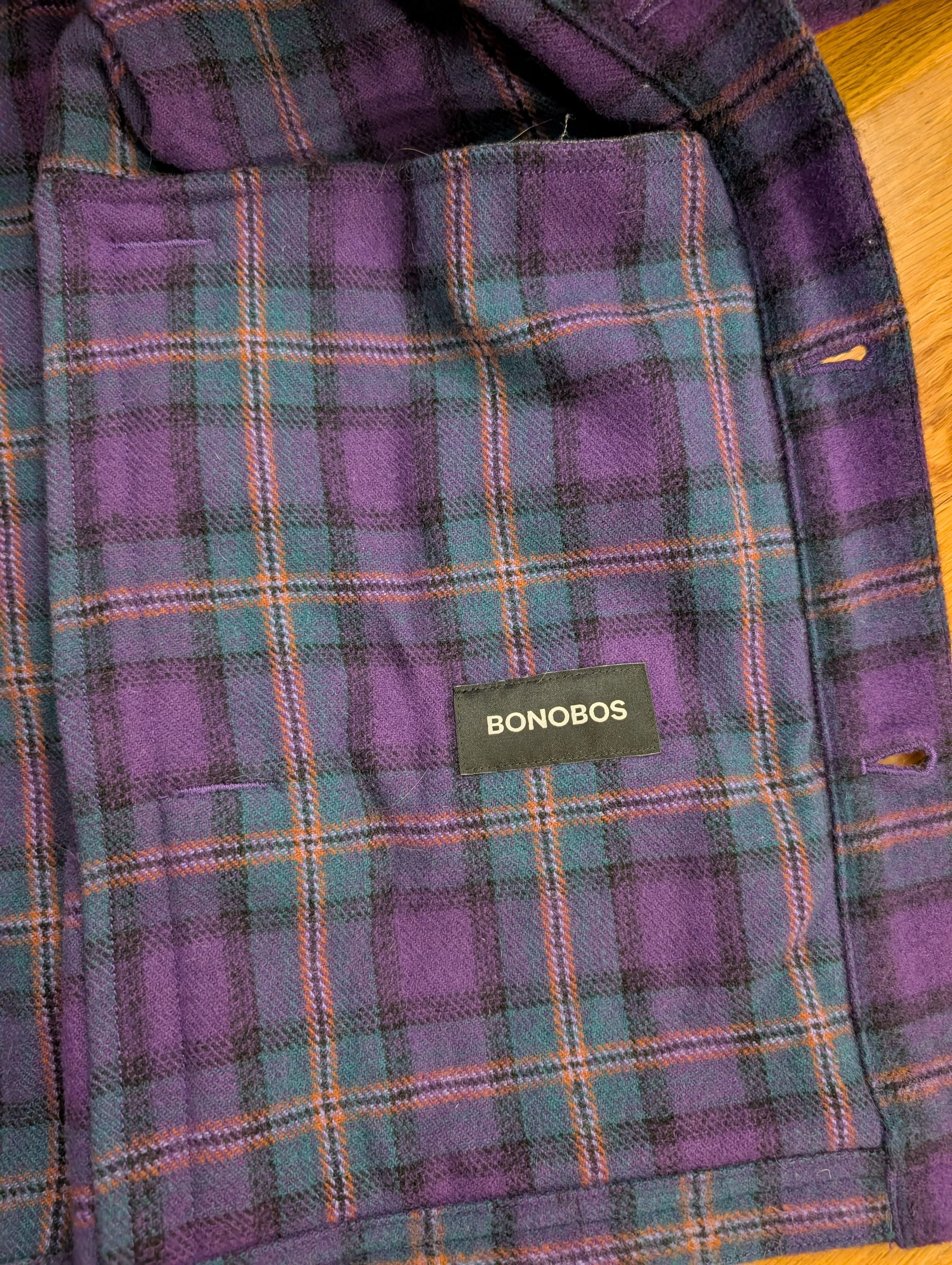 Bonobos Bonobos Men's Plaid Shirt Jacket Size US S / EU 44-46 / 1 - 3 Thumbnail