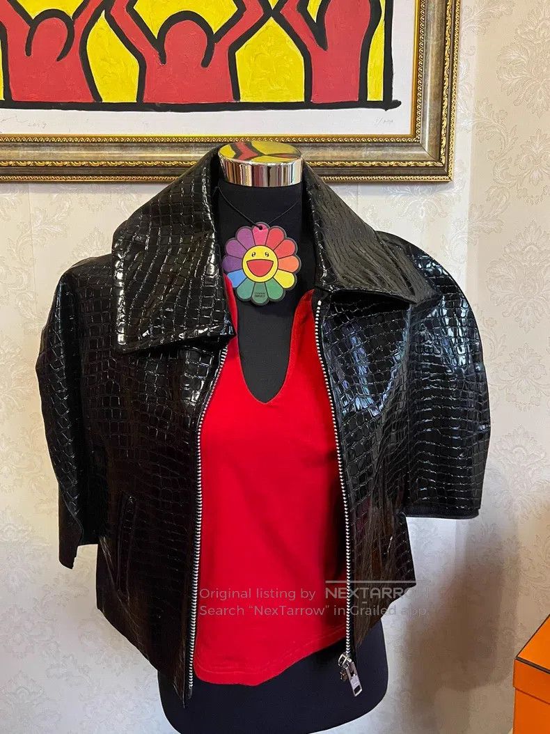 Junya Watanabe Junya Watanabe Patent Leather Shaped Short Leather Jacket Size XS / US 0-2 / IT 36-38 - 1 Thumbnail