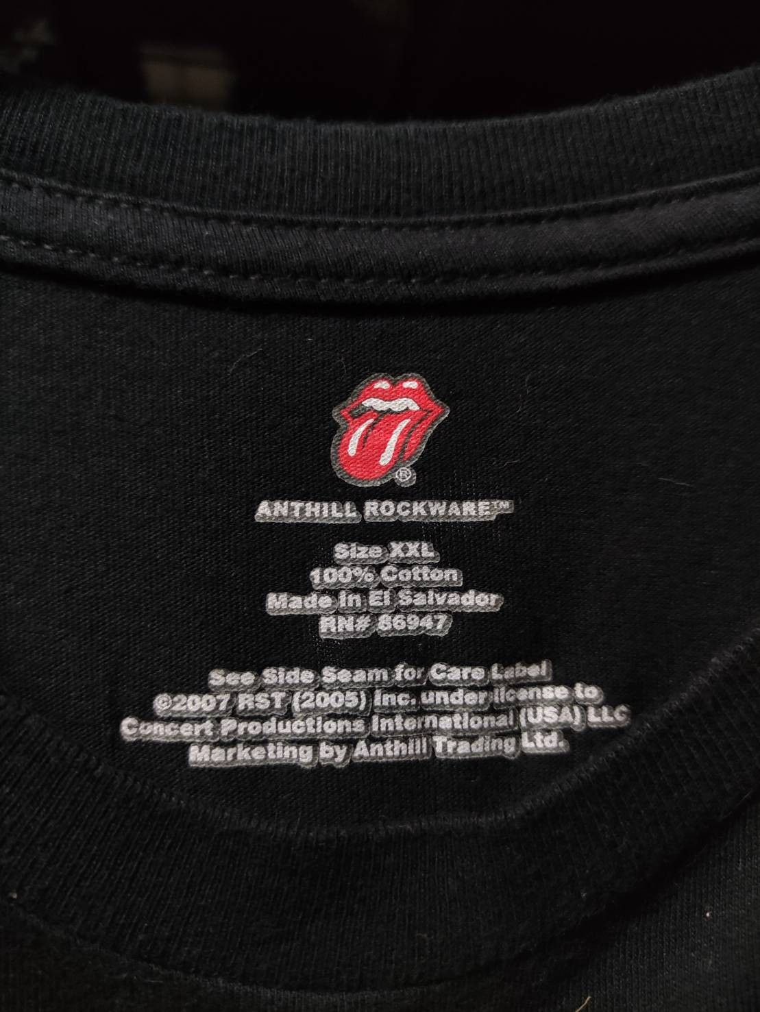 Band Tees Vtg 00's The Rolling Stones " Voodoo Lounge " Long Sleeve Size US XXL / EU 58 / 5 - 6 Thumbnail