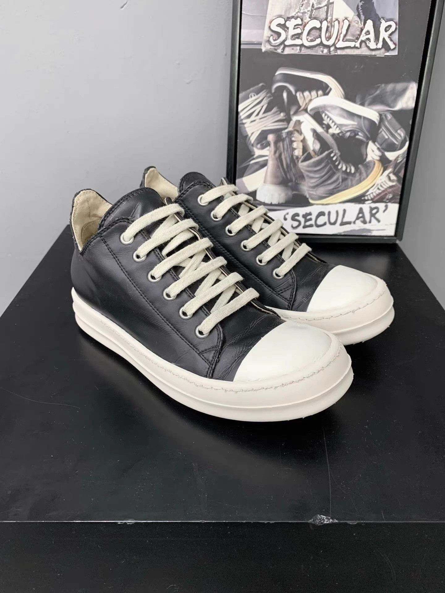 Rick Owens Rick Owens Low-Top Big Converse K34 Size US 6 / IT 36 - 3 Thumbnail