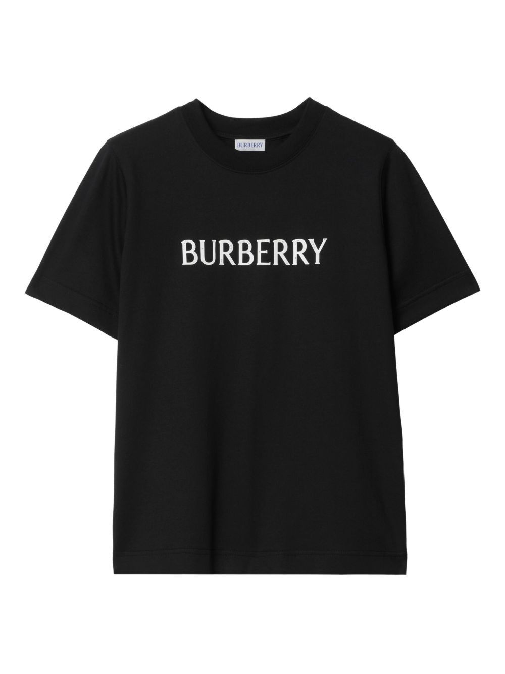Burberry LOGO COTTON T-SHIRT Size L / US 10 / IT 46 - 1 Thumbnail