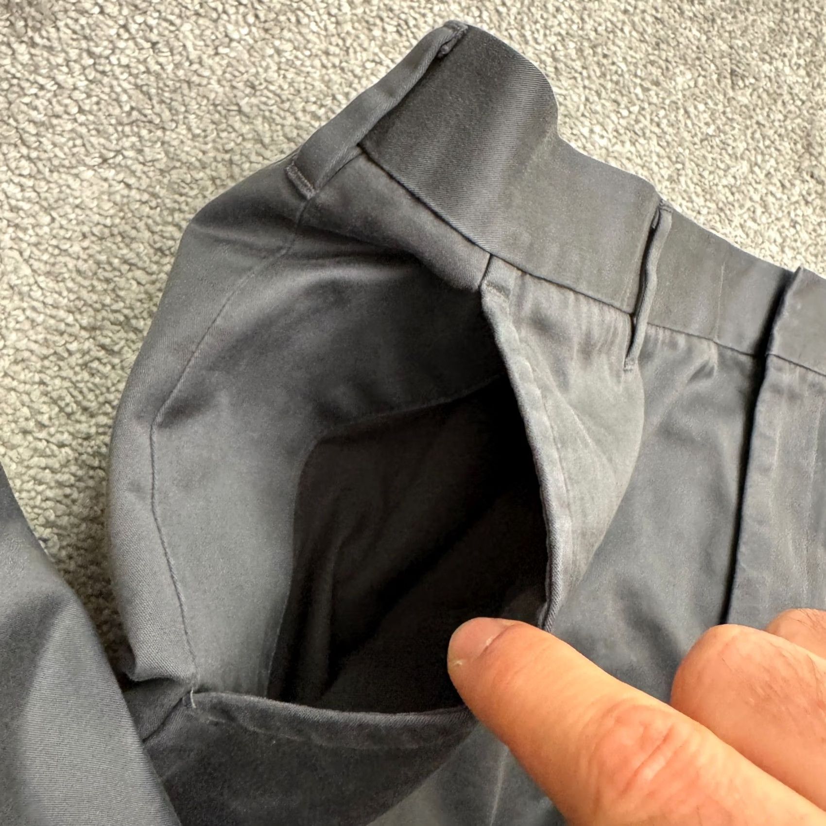Bonobos Bonobos Weekday Warrior Slim Chino Pants Mens 38x32 Gray Cotton Straight Leg Casual Workwear Shirt? Size US 38 / EU 54 - 5 Thumbnail