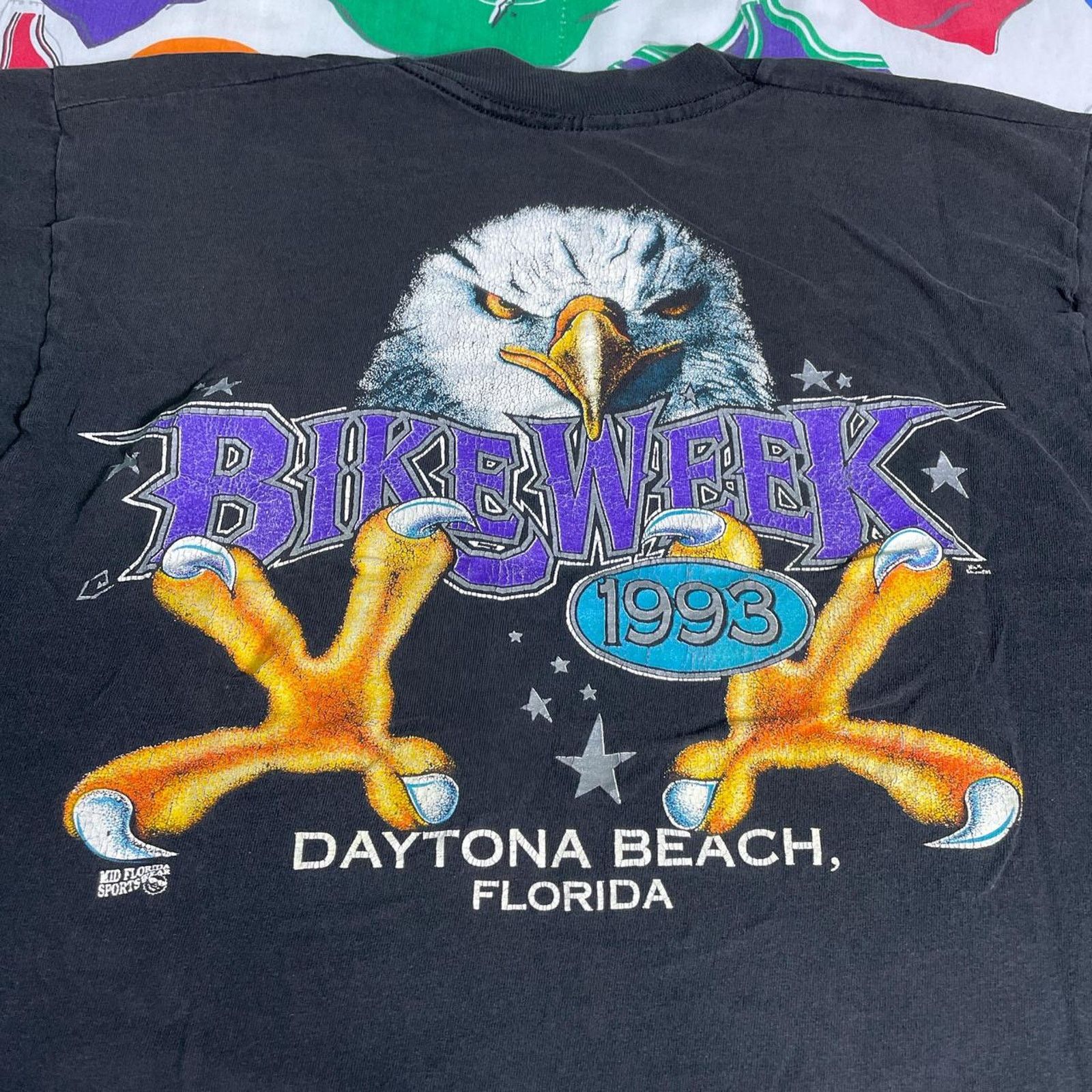 Harley Davidson × Vintage VTG 1993 Bike Week Daytona Beach USA Harley Motorcycle Tee Size US M / EU 48-50 / 2 - 4 Thumbnail