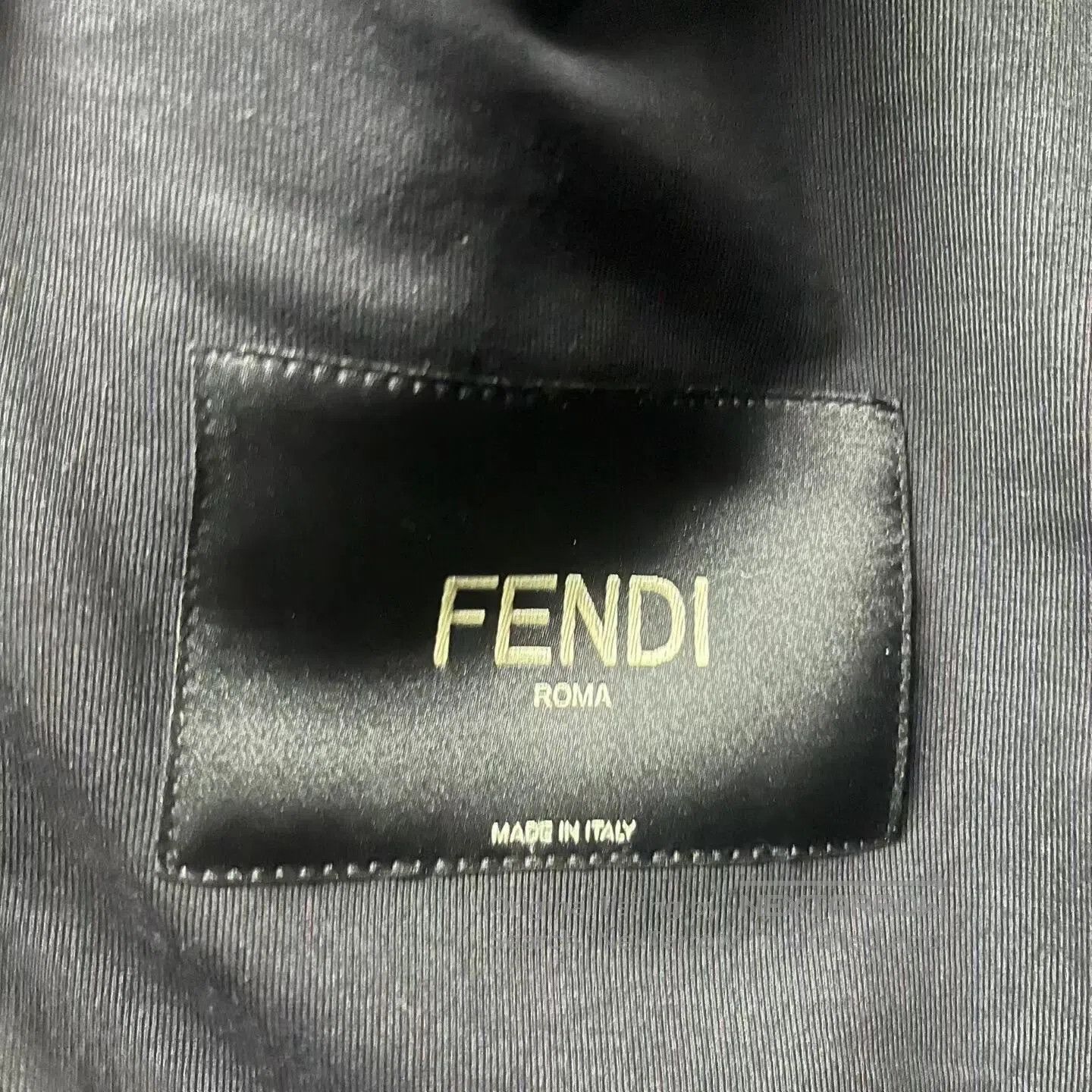 Fendi FENDI Alphabet Logo Print Plain-Woven Fabric Sport Jacket| Size US M / EU 48-50 / 2 - 2 Thumbnail