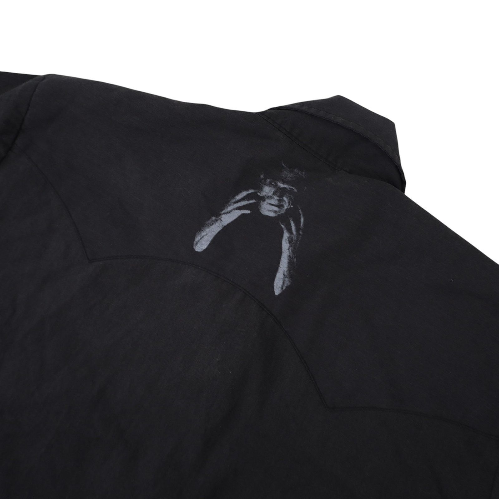 Vintage VTG Y2k Felon Pearl Snapdown Frankenstein Rockabilly Shirt Size US XL / EU 56 / 4 - 12 Thumbnail