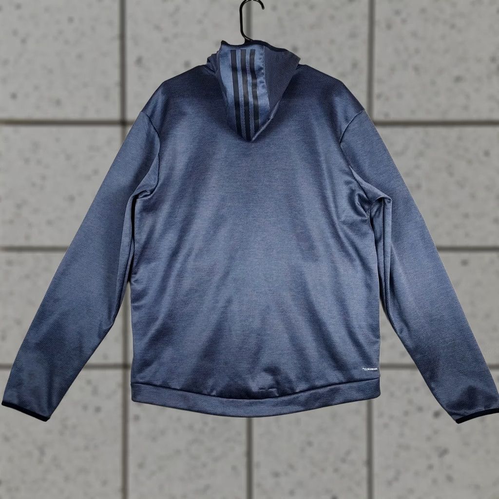 Adidas Adidas Men L Full Zip Track Jacket Blue Athletic Performance Training Size US L / EU 52-54 / 3 - 1 Thumbnail