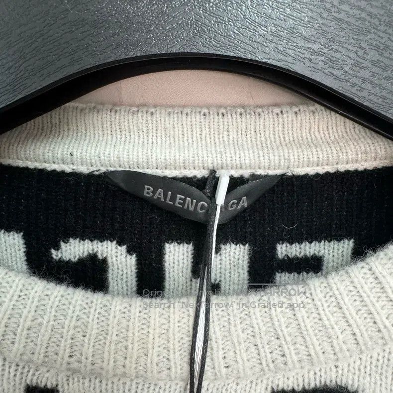 Balenciaga Balenciaga Letter printed sweater/S Size US S / EU 44-46 / 1 - 3 Thumbnail
