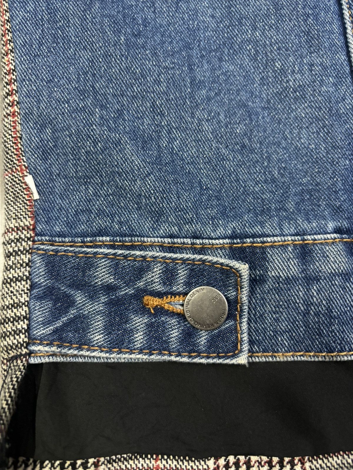 Japanese Brand Y2K Japanese Brand Hybrid Wool Blend-Denim Blazer Jacket Size US M / EU 48-50 / 2 - 15 Thumbnail
