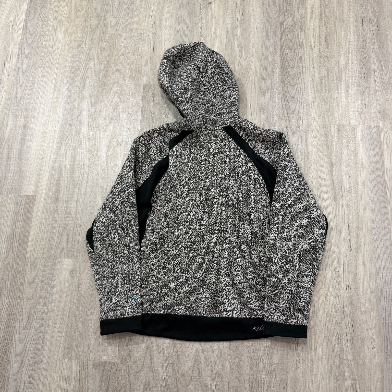Kuhl Kuhl Stout Wool Hooded Jacket Women's Large Gray Black Size L / US 10 / IT 46 - 6 Thumbnail
