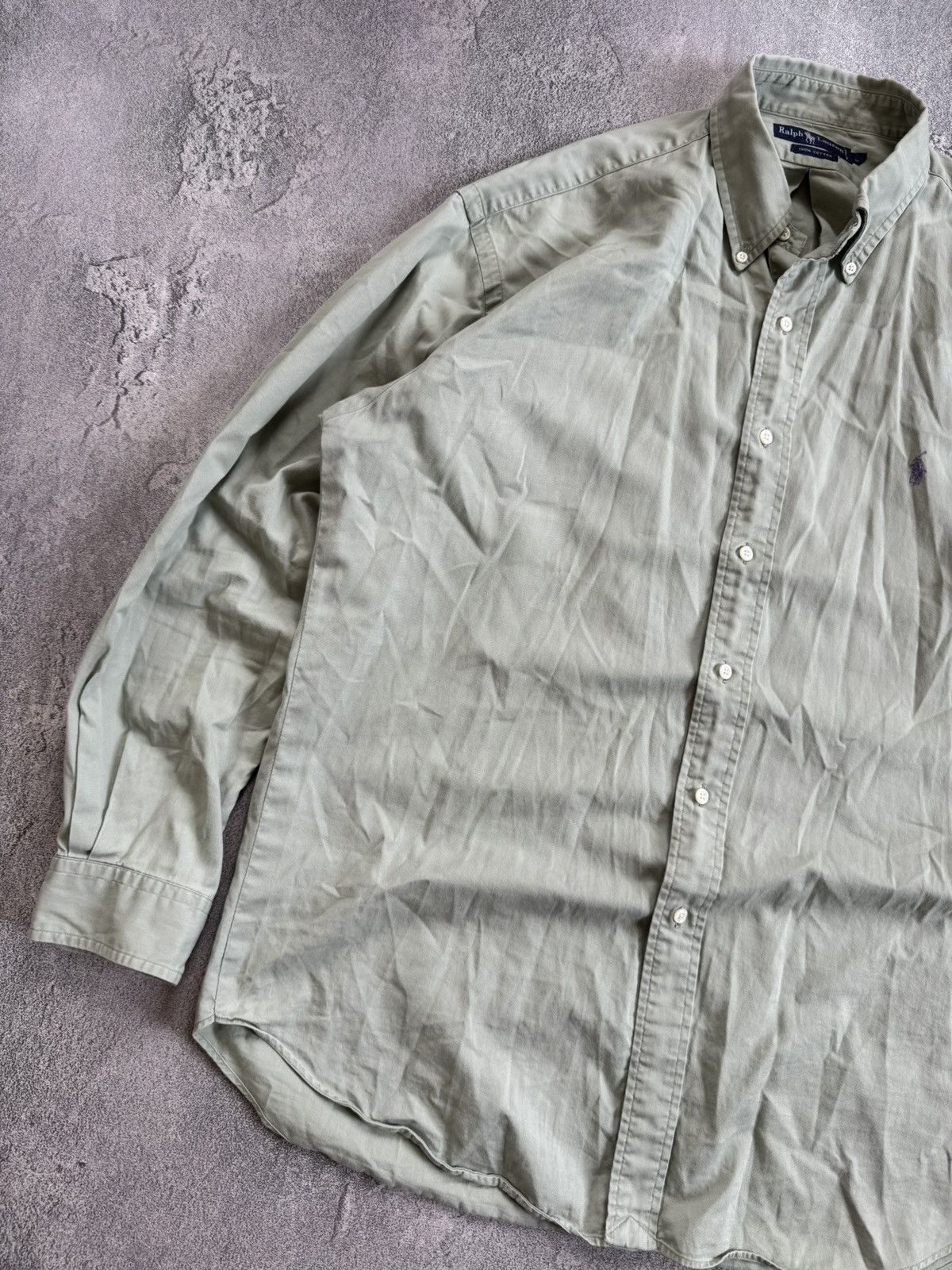 Polo Ralph Lauren × Vintage Polo Ralph Lauren XL button up vintage heavy shirt dress Size US XL / EU 56 / 4 - 6 Thumbnail