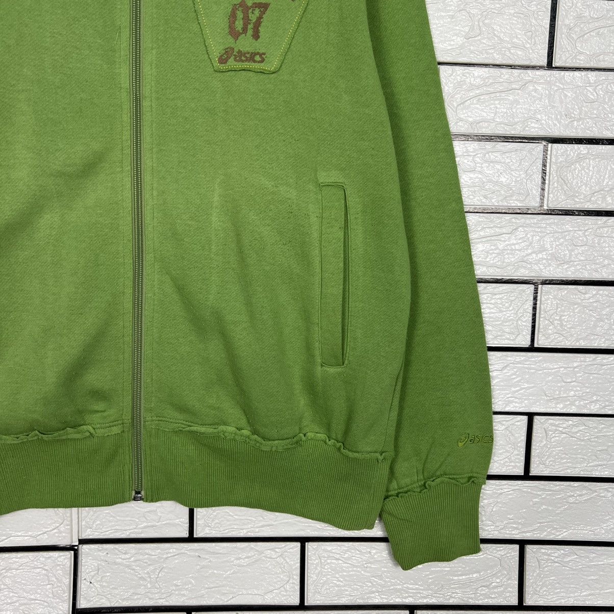Asics ASICS TOKYO 07 Green Zipper Hoodie Sweatshirt #4232-C193 Size US S / EU 44-46 / 1 - 7 Thumbnail
