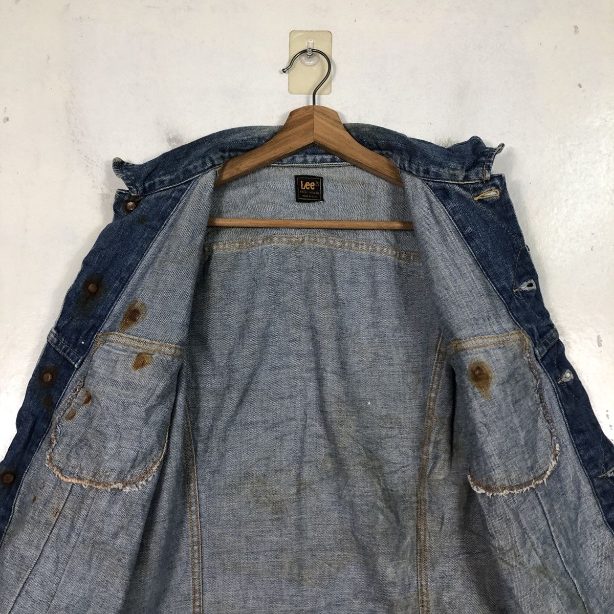Lee Vintage Trucker Denim Jacket Lee Made in Usa Size US M / EU 48-50 / 2 - 18 Thumbnail