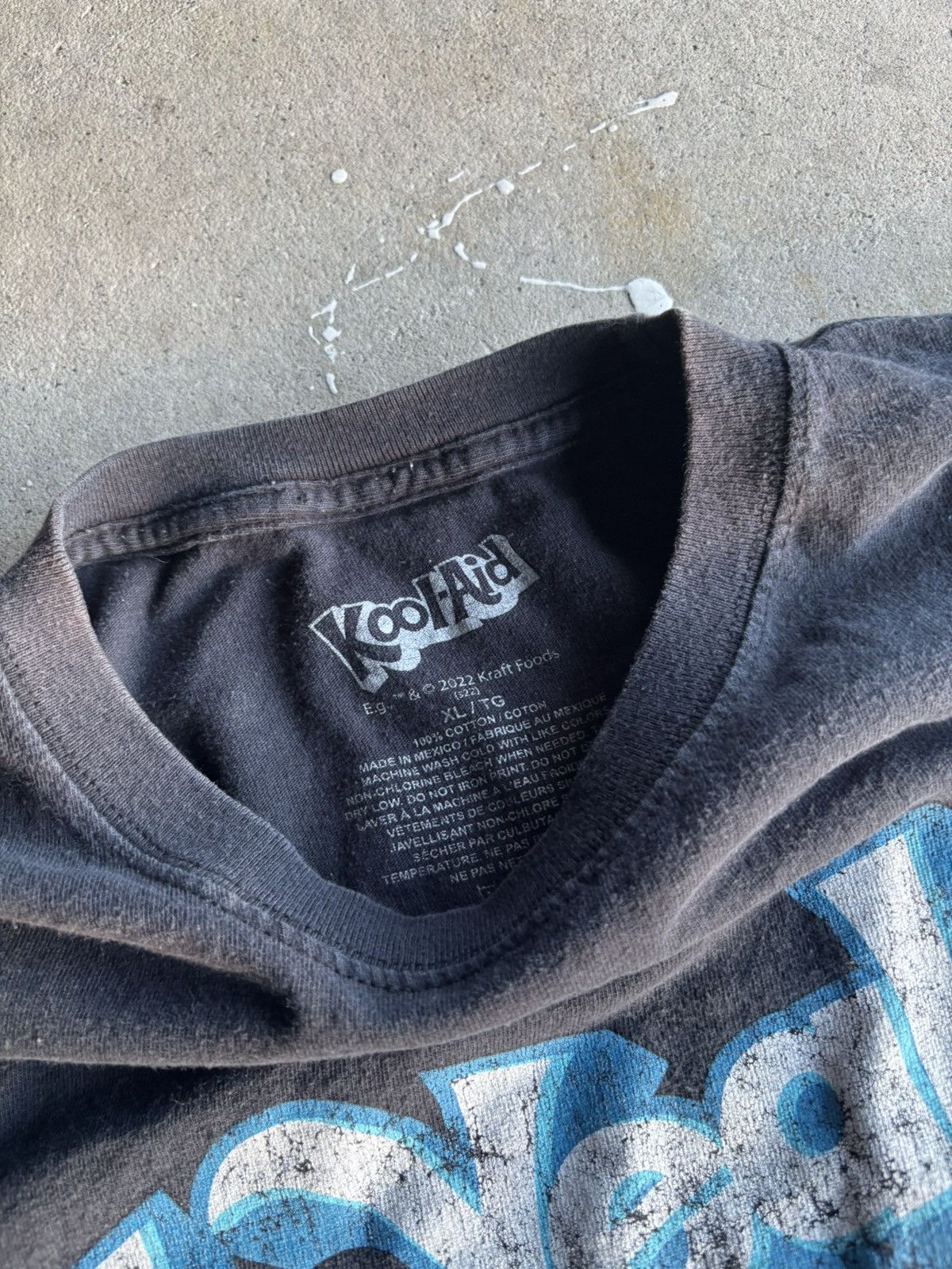 Other Crazy Faded Black Kool Aid Y2K Grunge Iconic Boxy Tee Size US XL / EU 56 / 4 - 4 Thumbnail