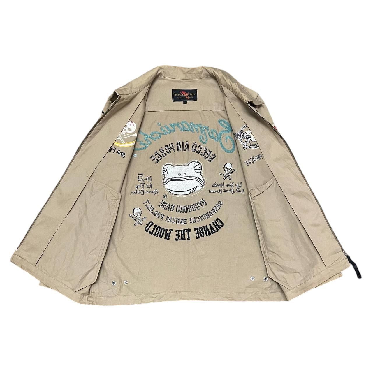 Japanese Brand Vintage 00’s Sanmaruichi Embroidered Zipper Jacket Size US L / EU 52-54 / 3 - 14 Thumbnail