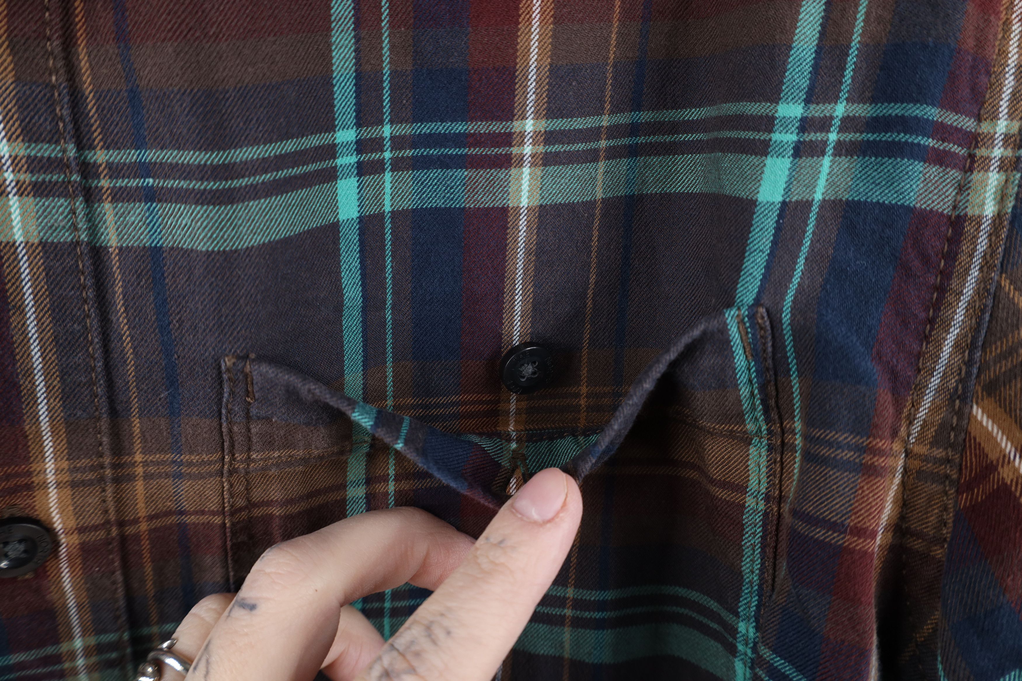 The North Face Vintage Y2K The North Face Flannel Short Sleeve Button Shirt Size US M / EU 48-50 / 2 - 7 Thumbnail