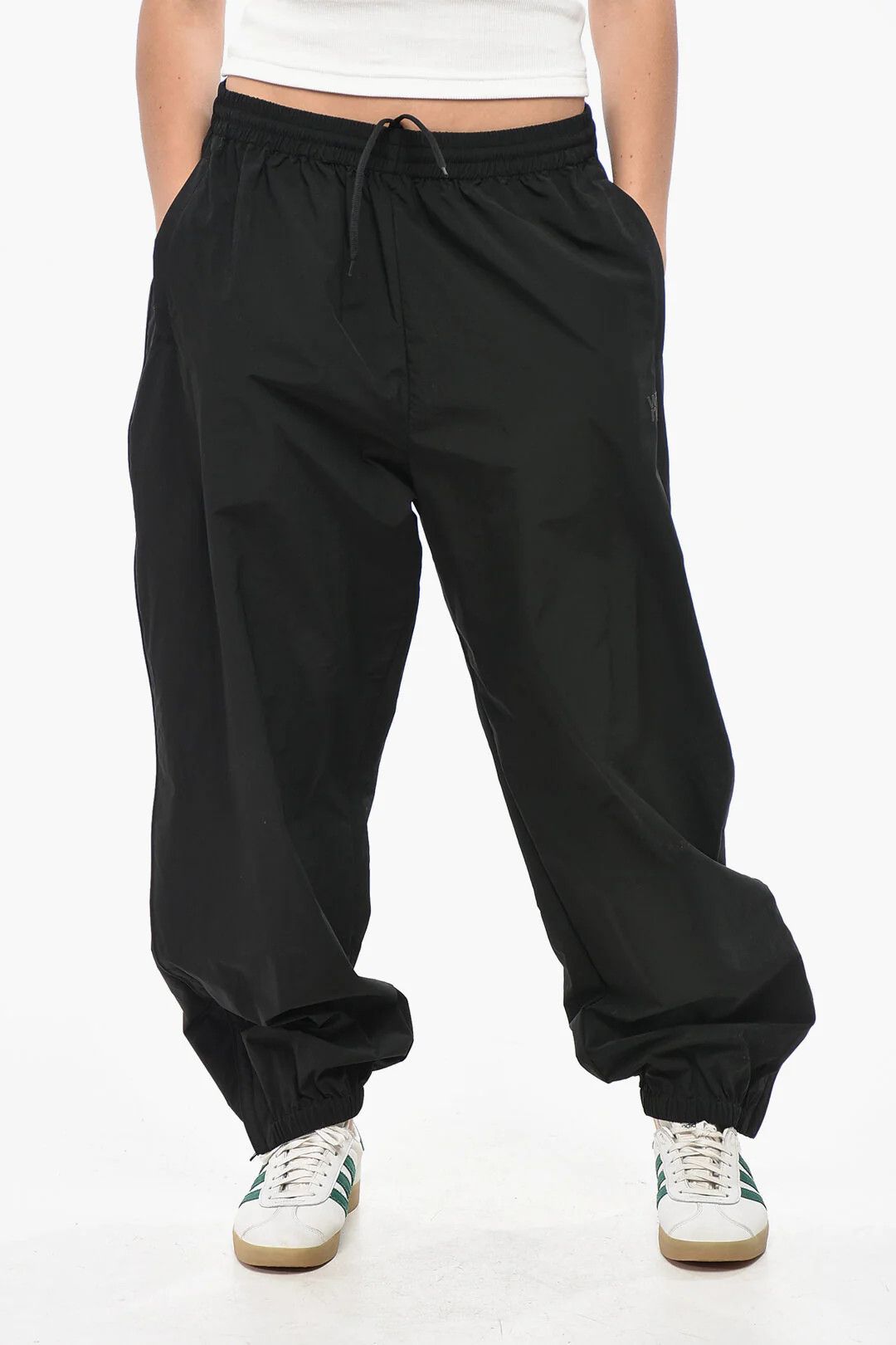Alexander Wang og1mm0426 Lined Nylon Pant in Black Size 30" / US 8 / IT 44 - 1 Thumbnail