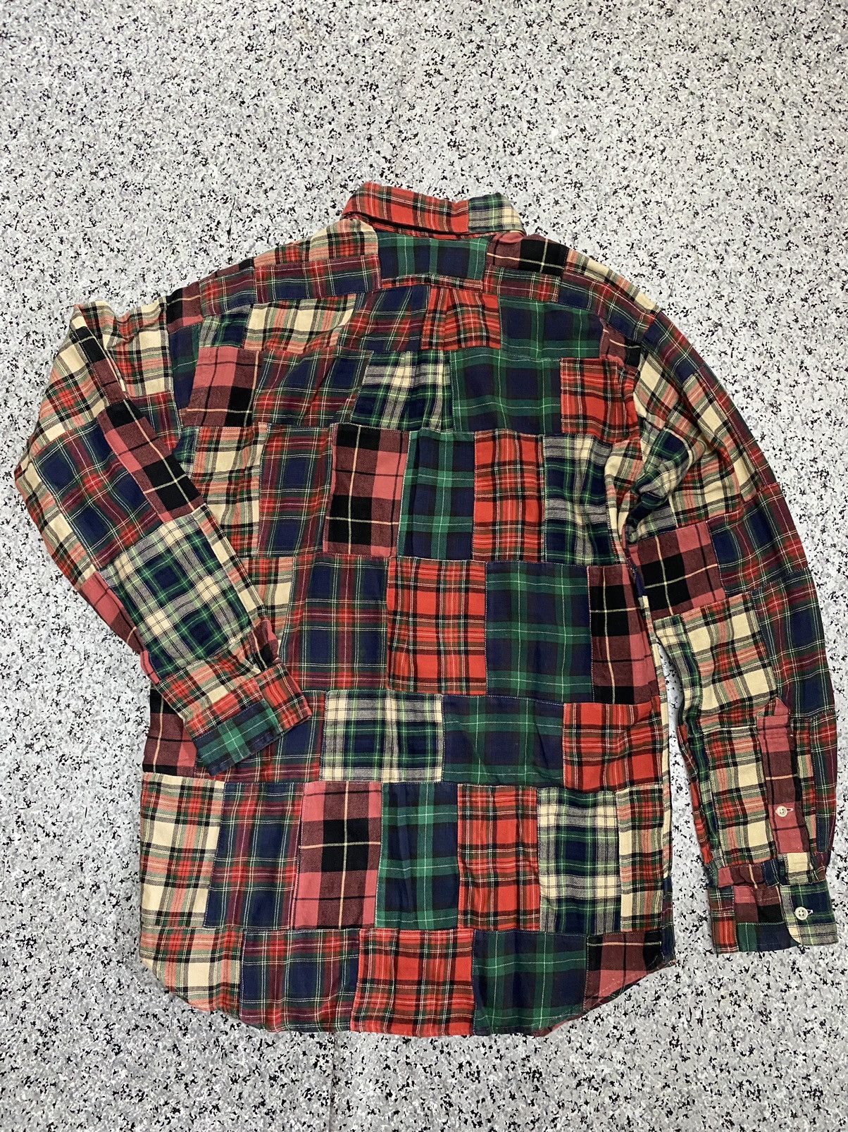 Flannel × Polo Ralph Lauren Polo Ralph Lauren Flannel "Patchwork" Size US M / EU 48-50 / 2 - 2 Thumbnail