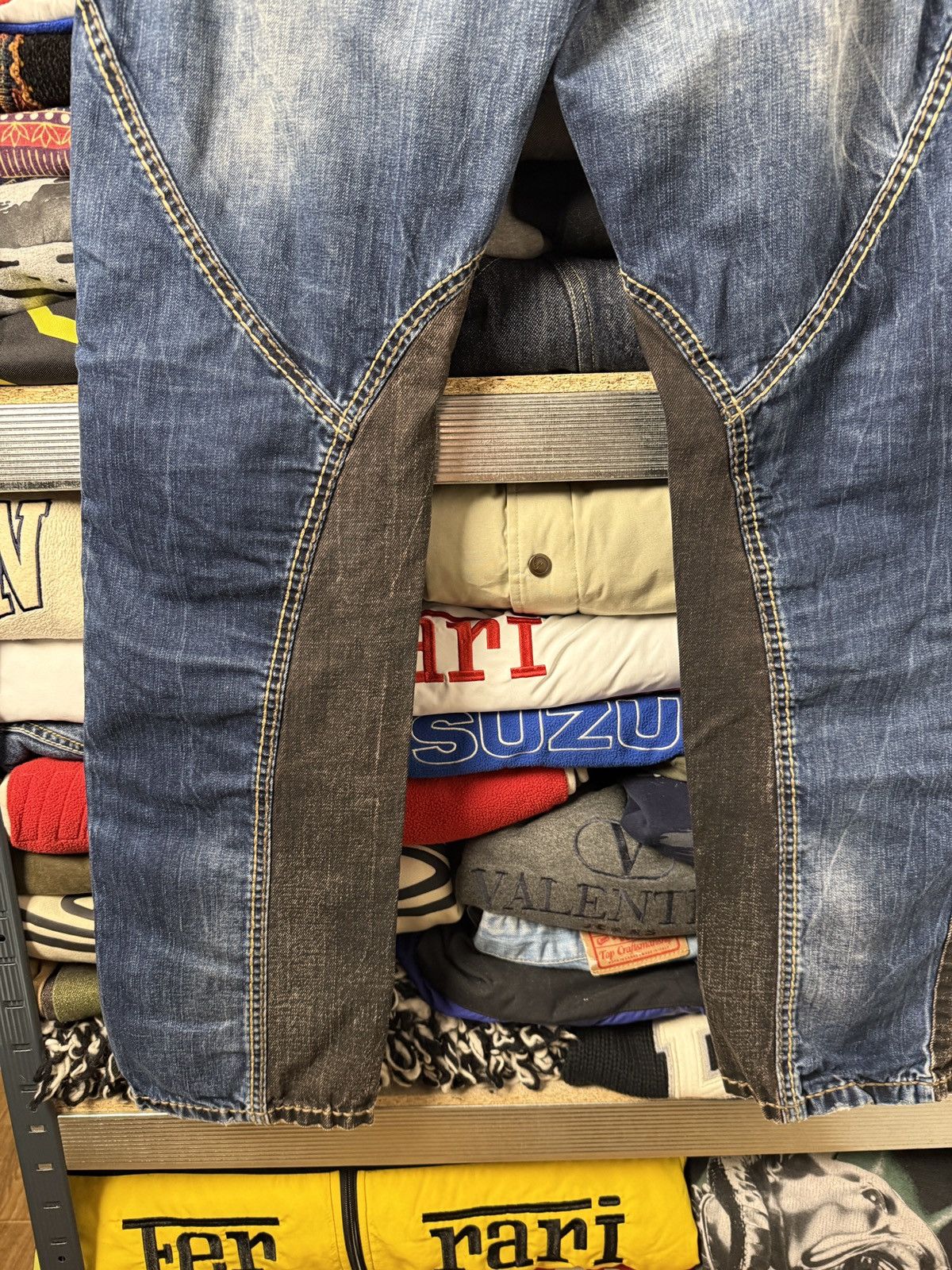 If Six Was Nine Vintage y2k Kapital style patchwork jeans avant garde Y2k Size US 32 / EU 48 - 15 Thumbnail