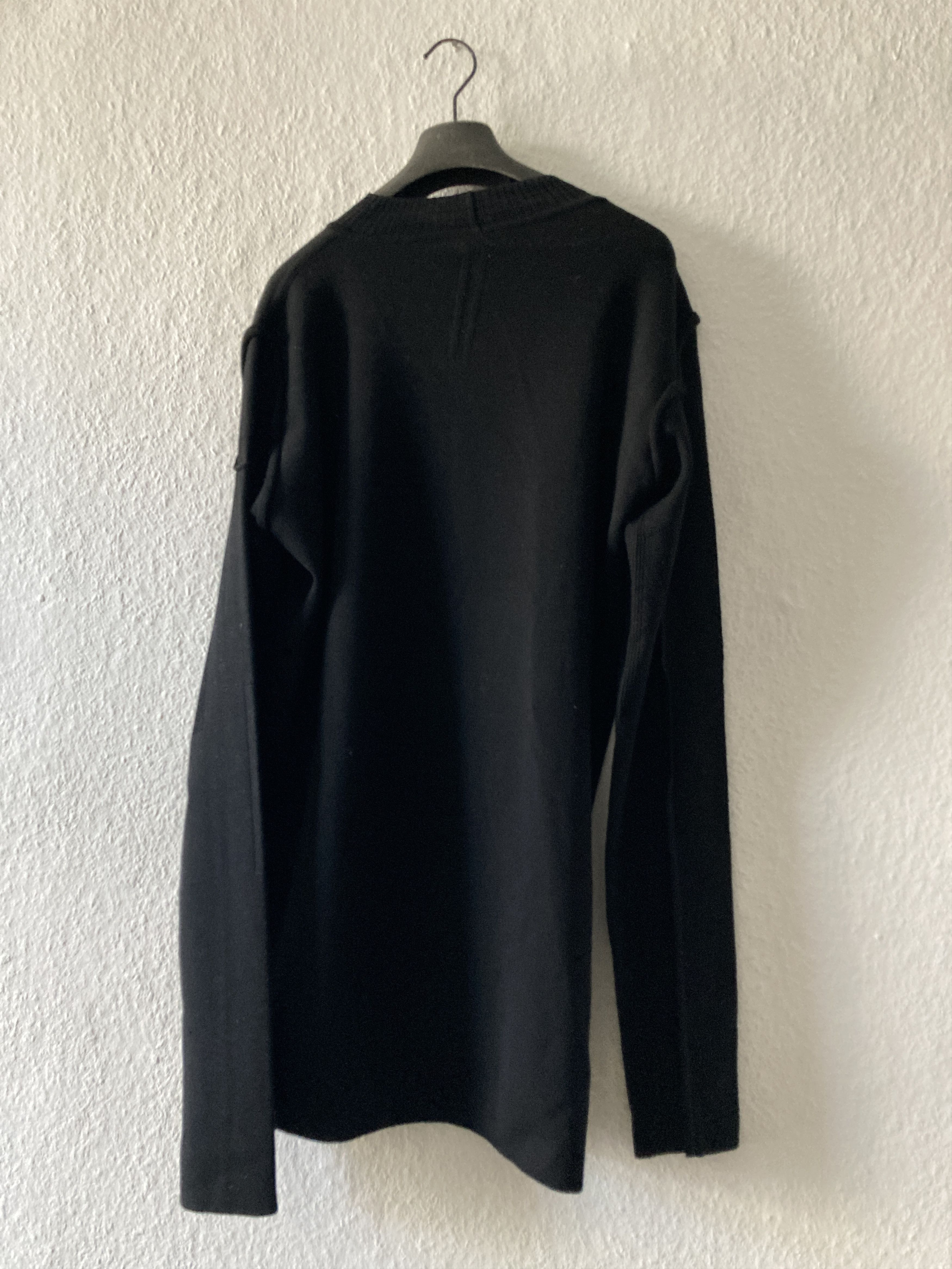 Rick Owens F/W 17 „GLITTER“ Black Subhuman Weakling Wool Knit L Size US L / EU 52-54 / 3 - 13 Thumbnail