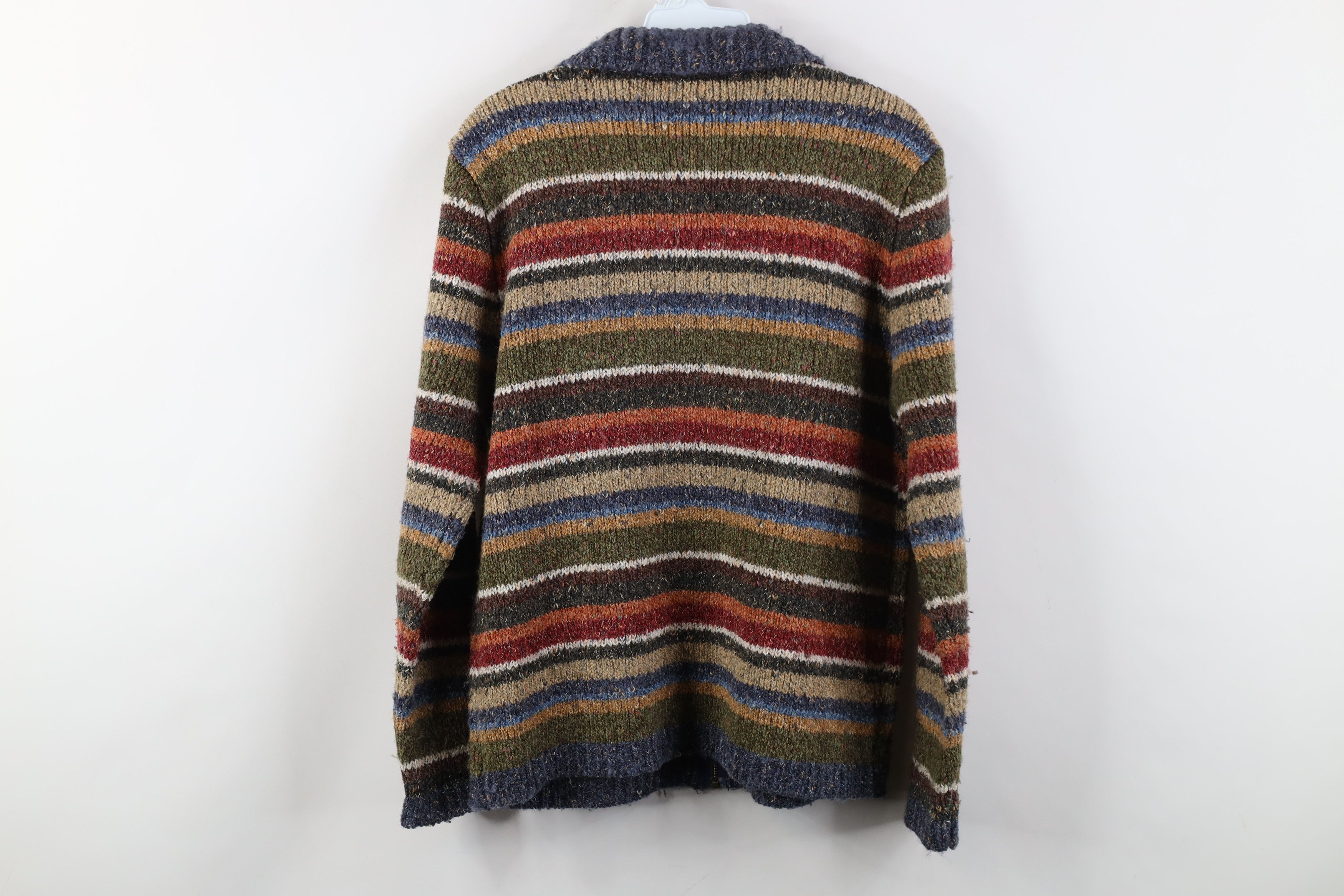 Vintage Vintage 90s Streetwear Babydoll Wool Blend Zip Sweater Size M / US 6-8 / IT 42-44 - 9 Thumbnail