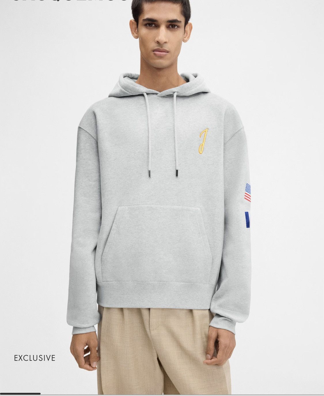 Jacquemus Jacquemus “The New York” Gray Hoodie Size M Size US M / EU 48-50 / 2 - 9 Thumbnail