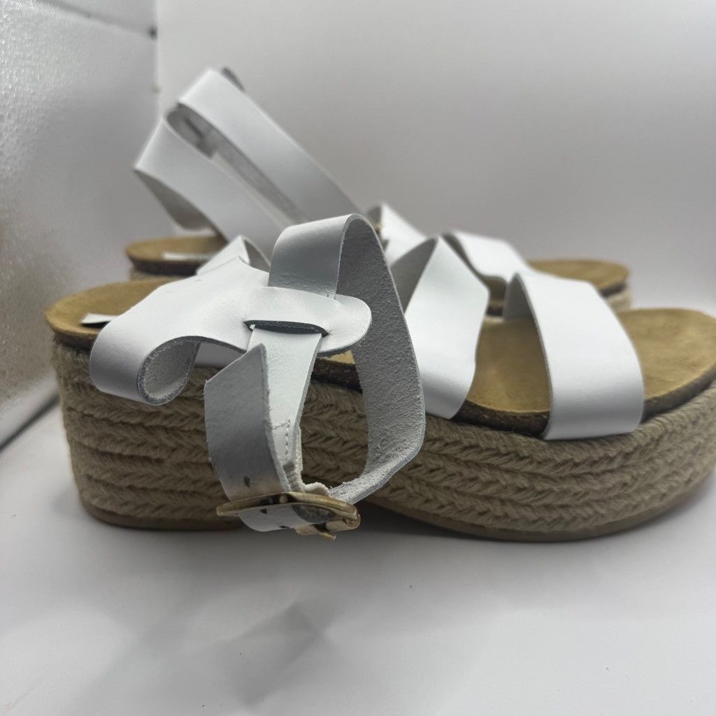 Steve Madden Steve Madden platform white leather sandals 10 Size US 10 / IT 40 - 7 Thumbnail