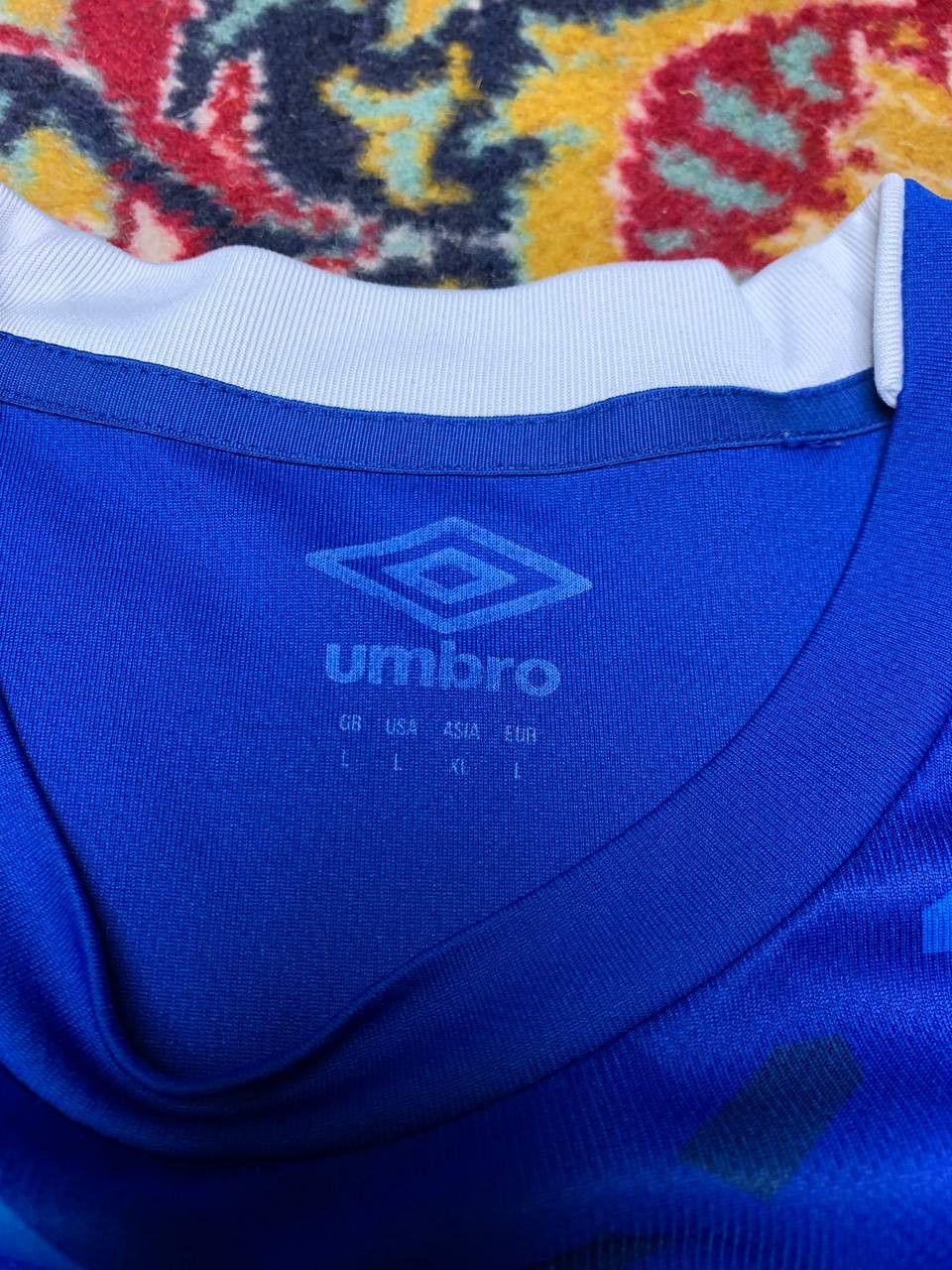 Umbro FC Everton 2019 2020 home football shirt jersey soccer Size US L / EU 52-54 / 3 - 3 Thumbnail