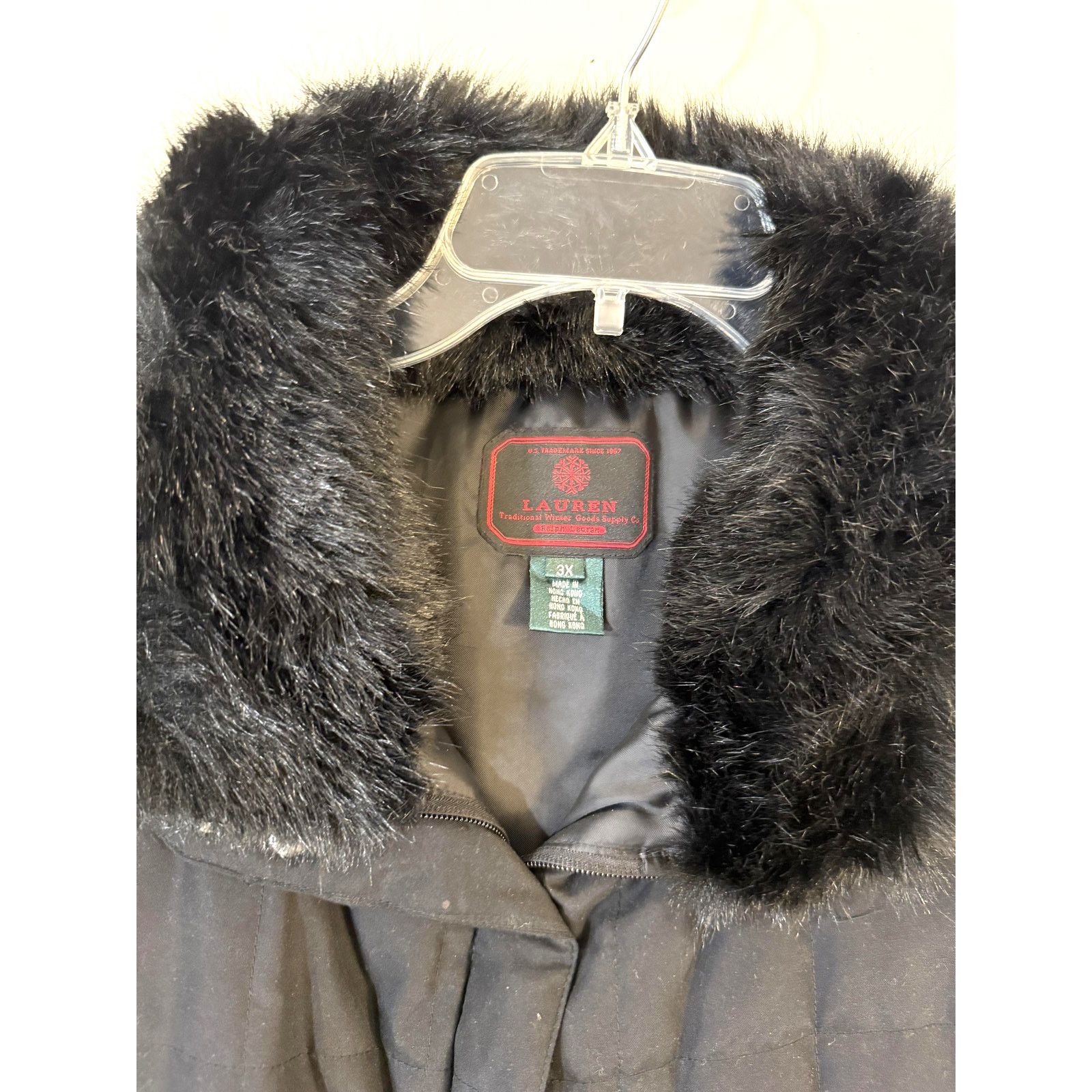 Lauren Ralph Lauren Lauren by Ralph Lauren BLACK LABEL Vest Womens 3X Faux Fur Size 3XL / US 20-22 - 2 Thumbnail