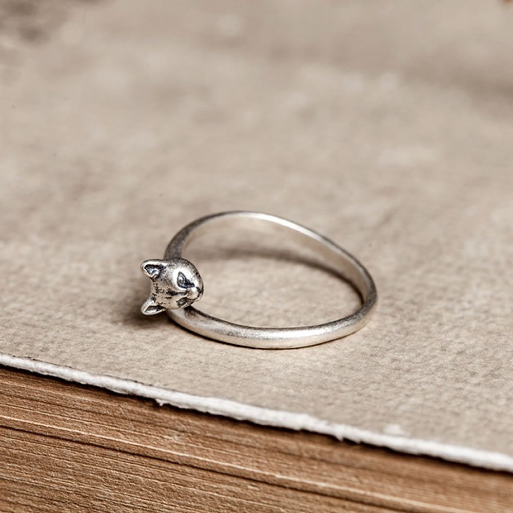 Jewelry Cat Future Jewelry Rings Open Size Chrome Ring (Size 7-13) Size ONE SIZE - 3 Thumbnail