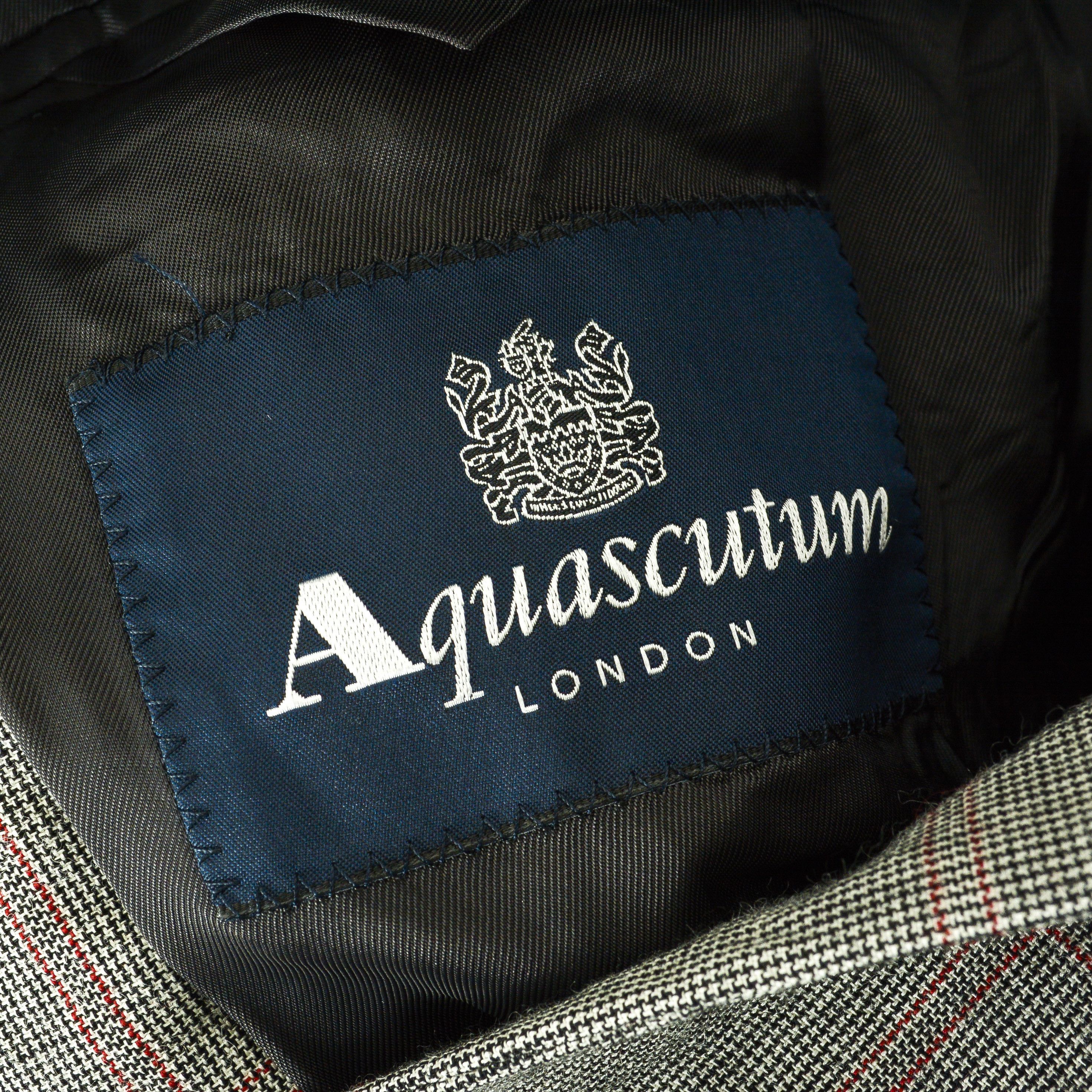Aquascutum Wool Blazer UK 34 US Coat EU 44 Jacket Plaid Check Suit 2XS Size 34R - 4 Thumbnail