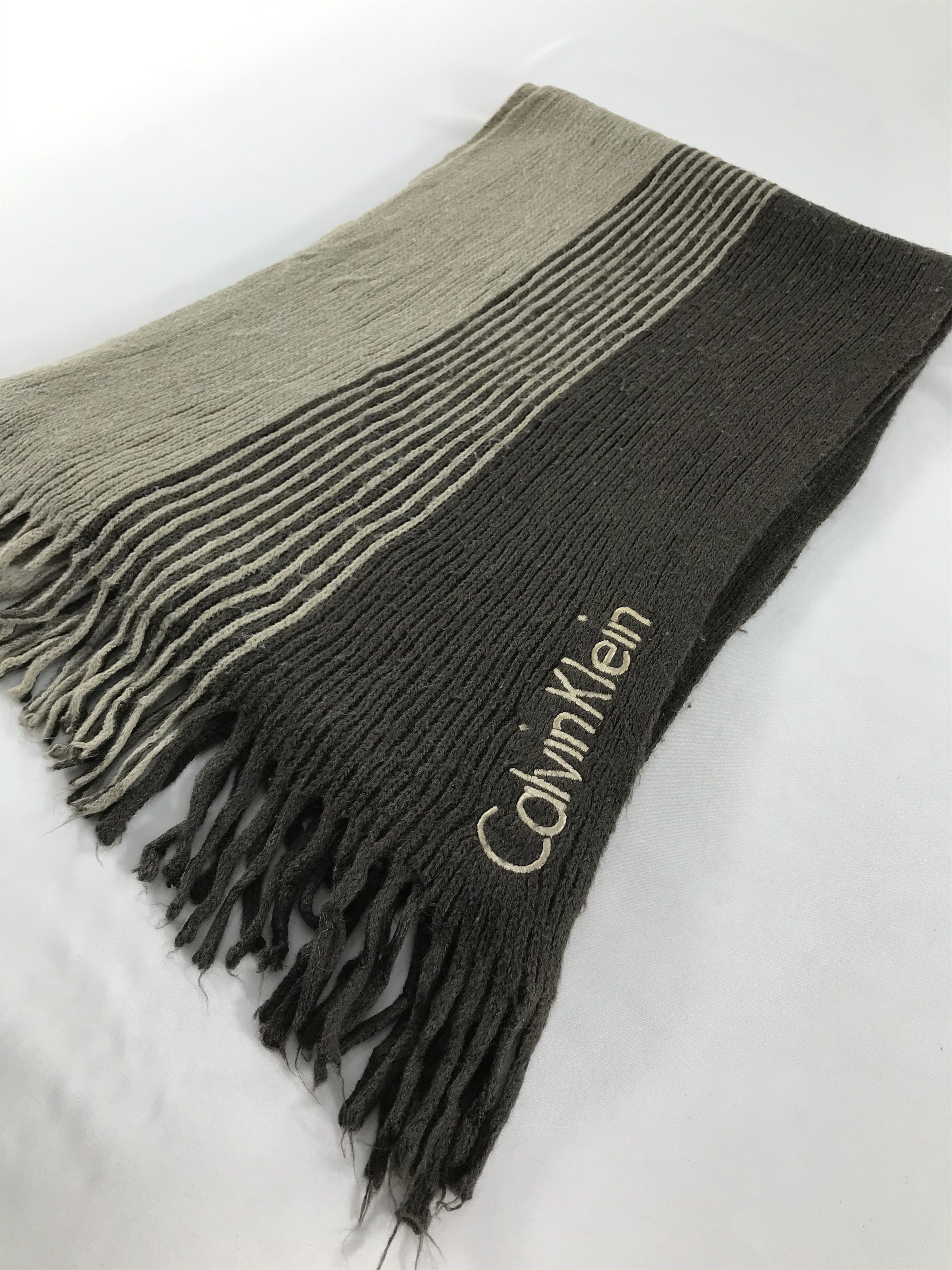 Calvin Klein Vintage Calvin Klein Scarf/Muffler/Neckwear MF1615 Size ONE SIZE - 3 Thumbnail