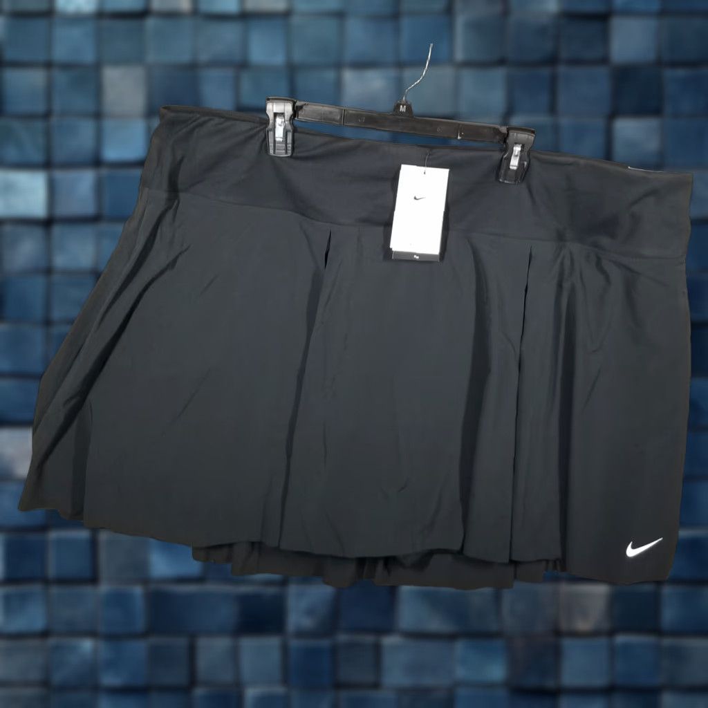 Nike Skort Women's 4X Black Athletic Golf Tennis Skirt Pleated Short Slowly?