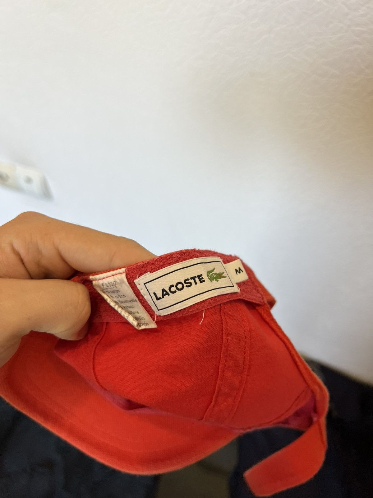 Lacoste VINTAGE LACOSTE HAT CAP Orange Size ONE SIZE - 4 Thumbnail