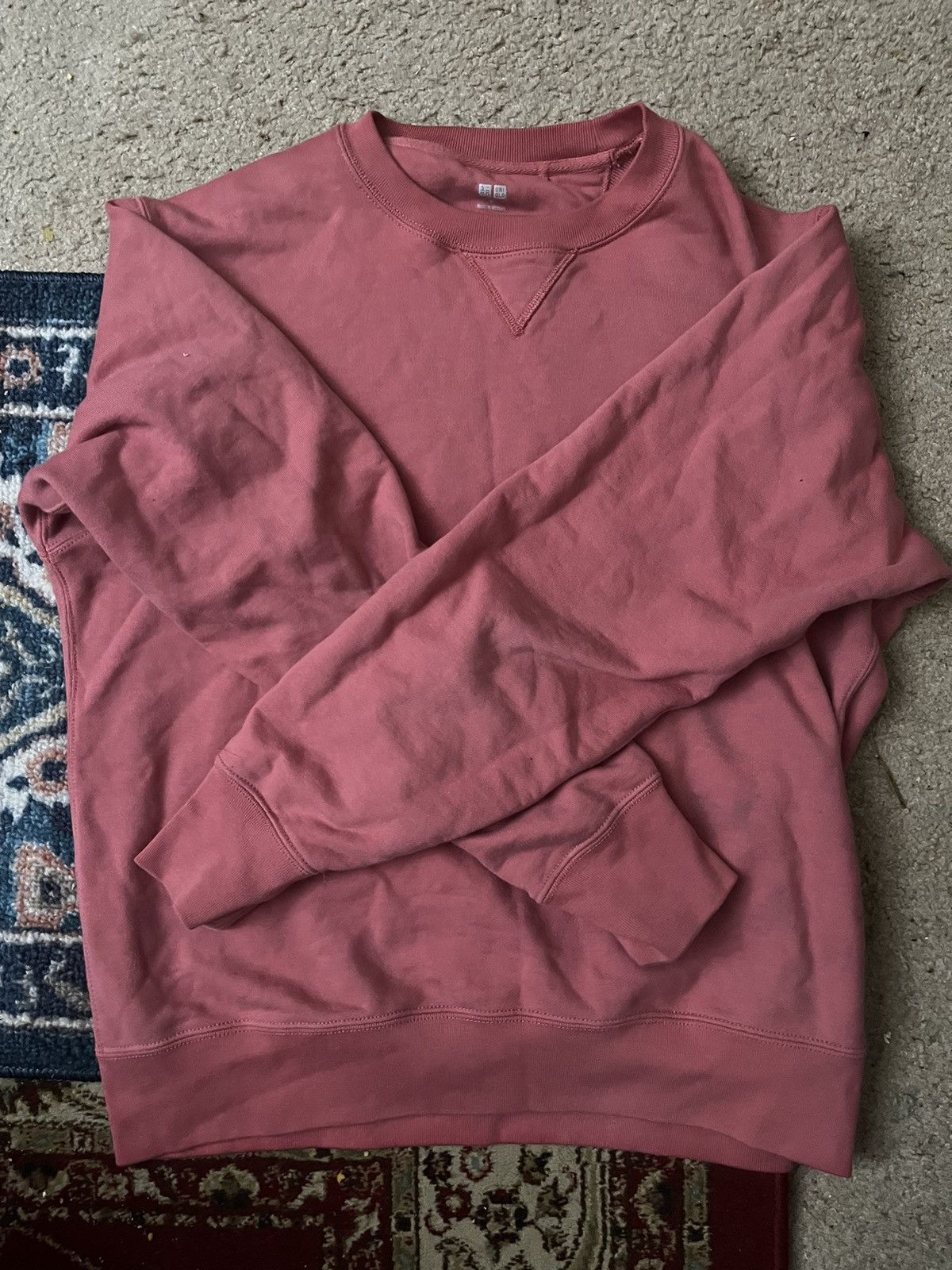 Japanese Brand × Vintage Faded Red Crewneck Size US M / EU 48-50 / 2 - 1 Thumbnail