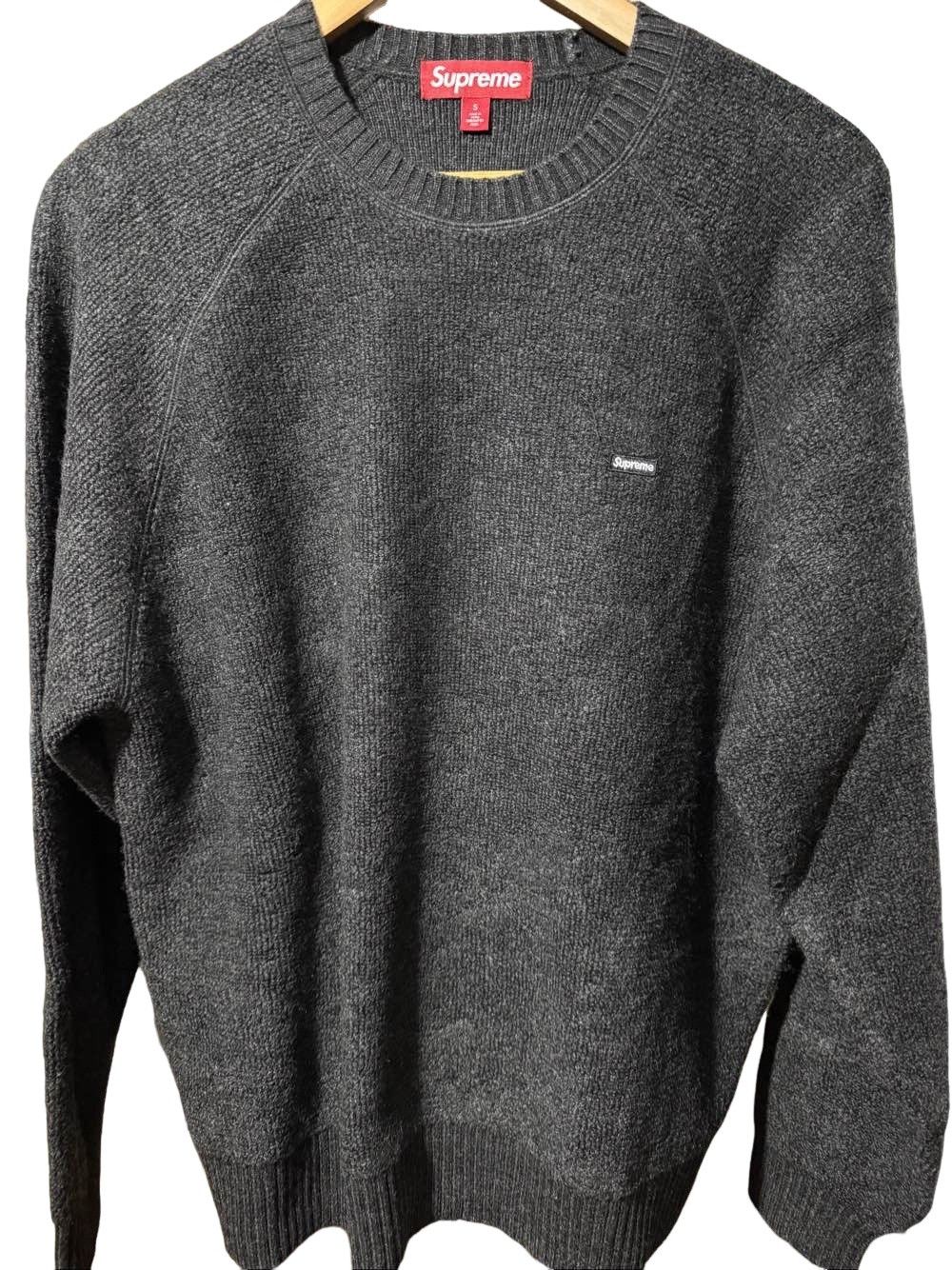 Supreme Supreme Box Logo Crewneck Ash Grey (FW18) | Grailed
