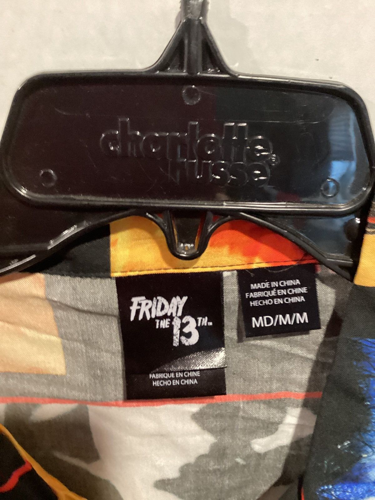 Other Mens Friday the 13th Black Graphic Button up Shirt Medium Size US M / EU 48-50 / 2 - 5 Thumbnail