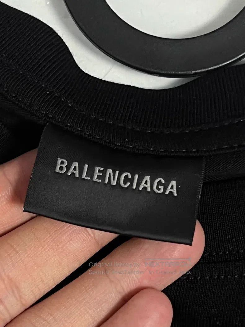 Balenciaga Balenciaga Classic letter short sleeve Size US L / EU 52-54 / 3 - 4 Thumbnail