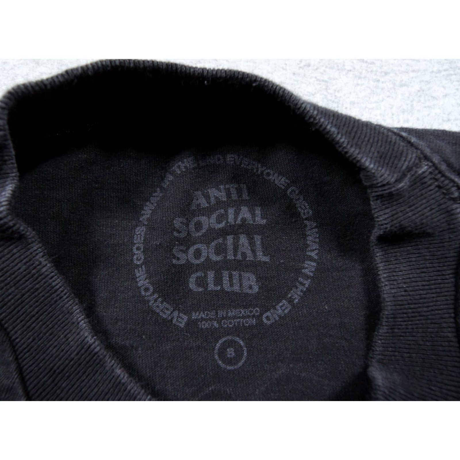 Anti Social Social Club Anti Social Social Club Shirt Mens Small Black Streetwear Graphic Tee Crewneck Size US S / EU 44-46 / 1 - 5 Thumbnail