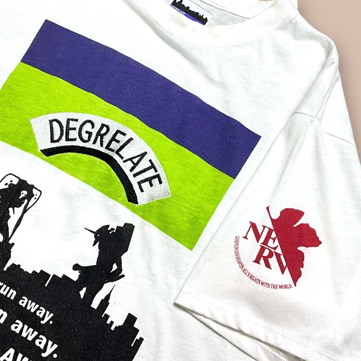 Anime DEGRELATE x EVANGELION Graphic White Tee Size US L / EU 52-54 / 3 - 5 Thumbnail