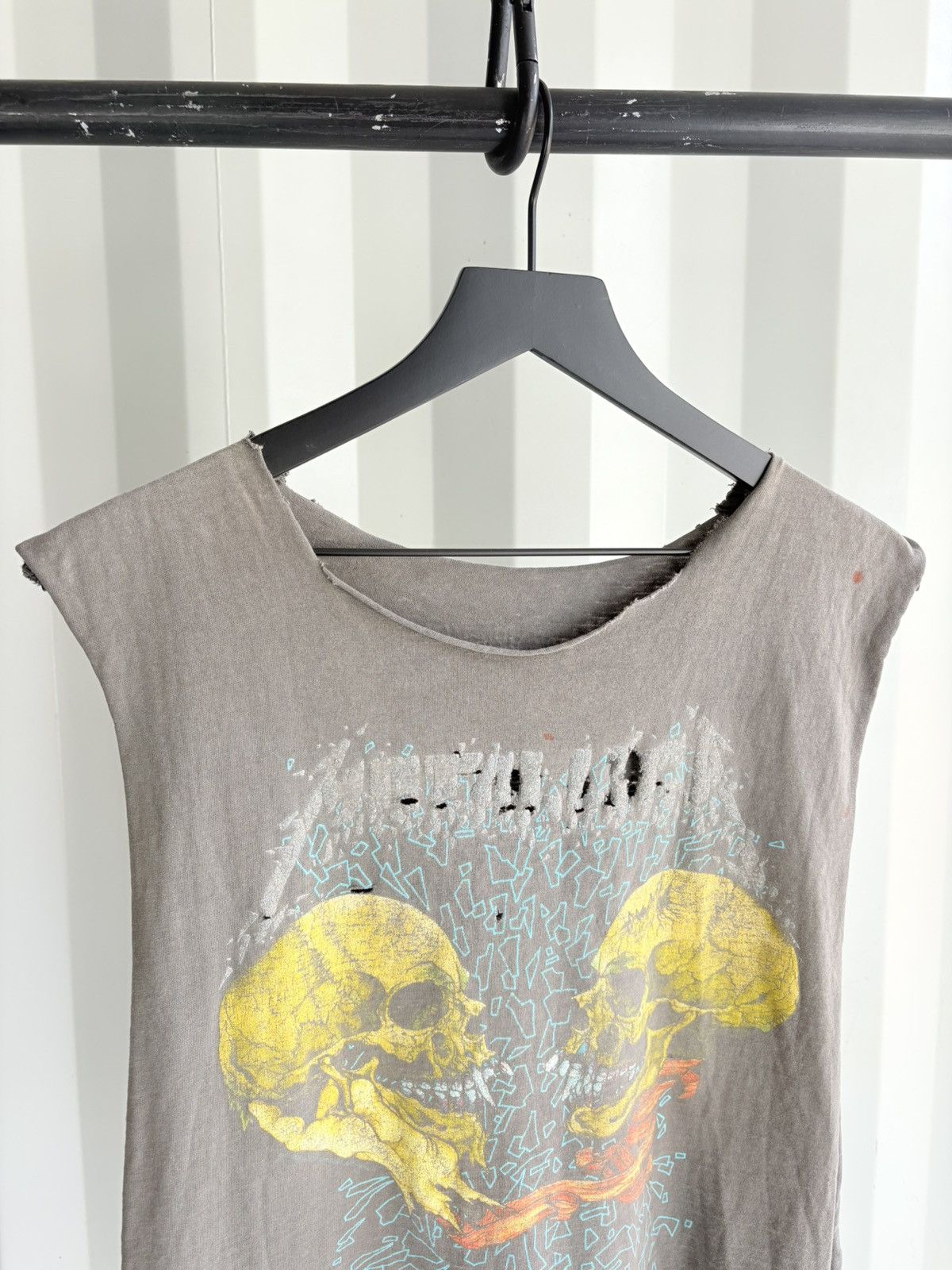 Band Tees Thrashed Metallica Distressed Faded Shirt ERD Grunge Size US L / EU 52-54 / 3 - 3 Thumbnail