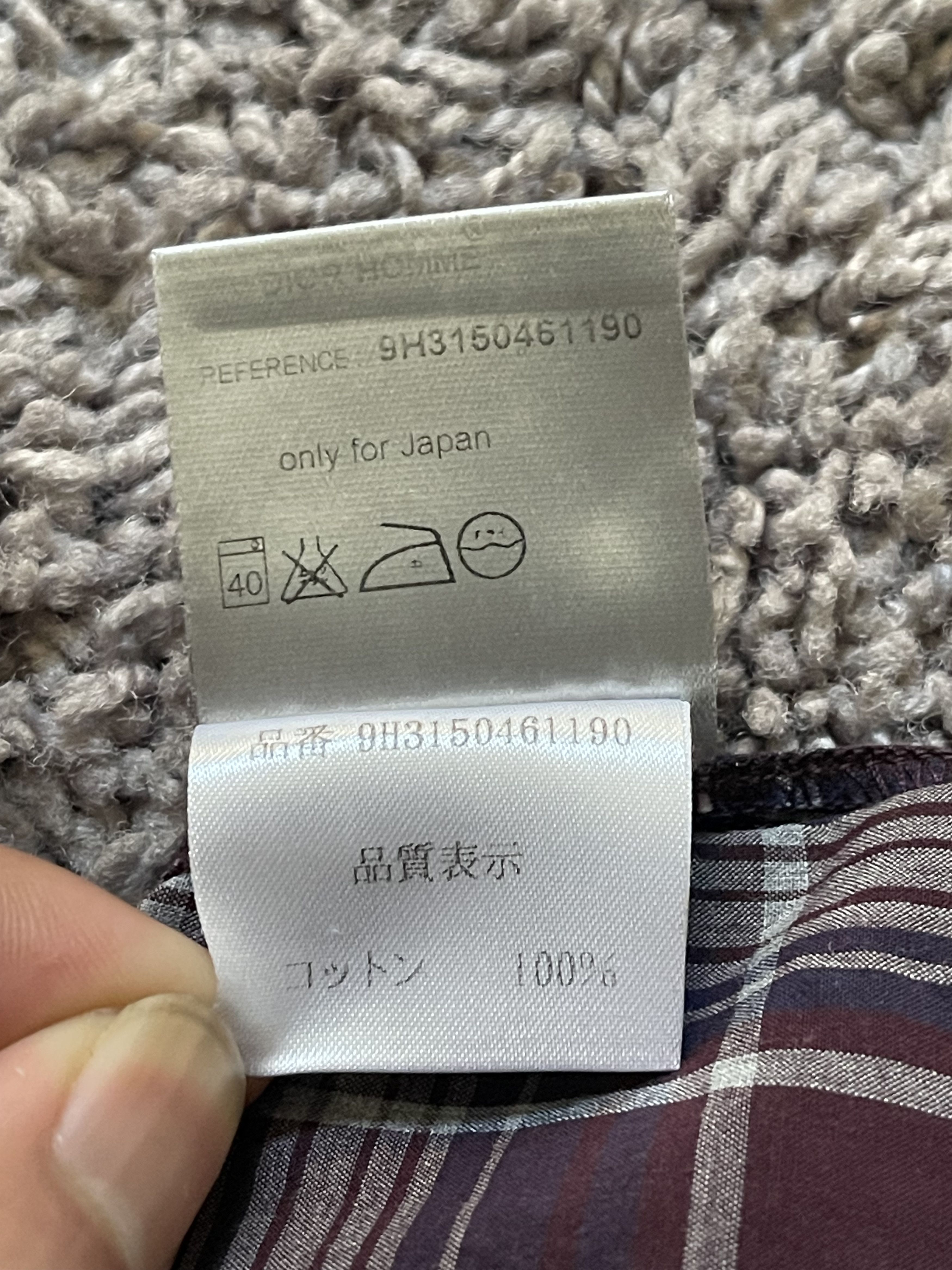 Dior Dior Homme Maroon/Blue Plaid Shirt Size US S / EU 44-46 / 1 - 5 Thumbnail